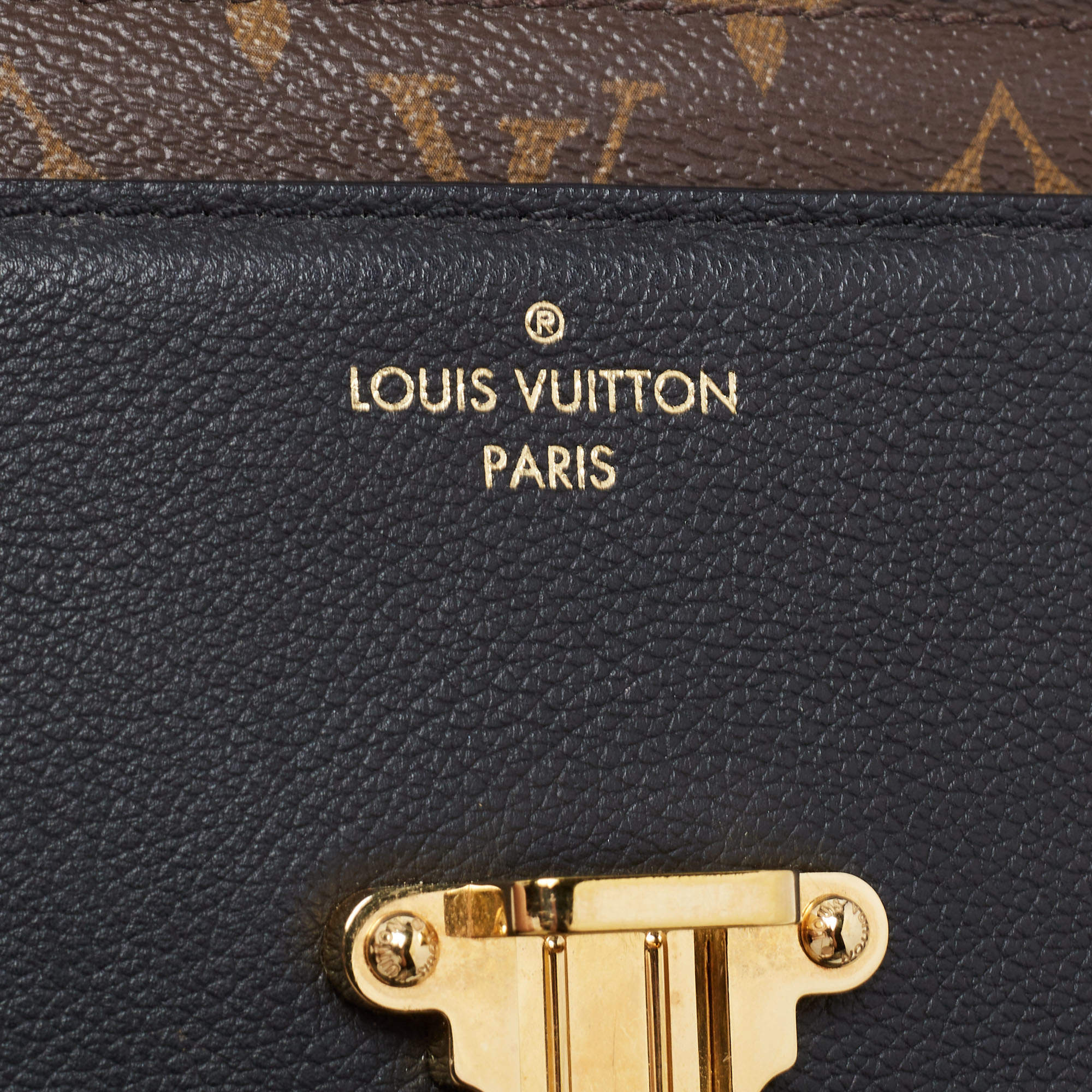 Victoire cloth handbag Louis Vuitton Black in Cloth - 34864572