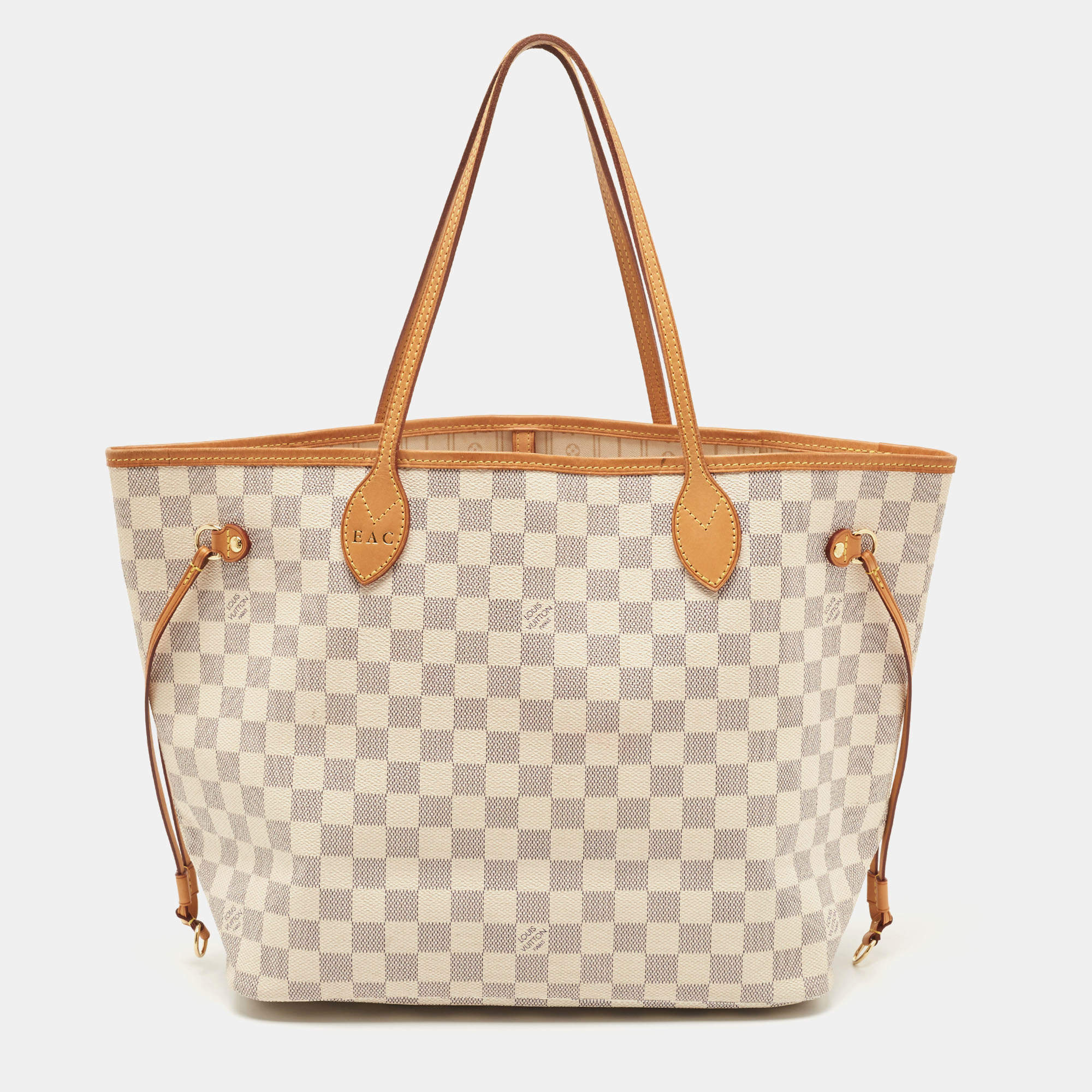 Louis Vuitton Damier Azur Canvas Neverfull MM Bag