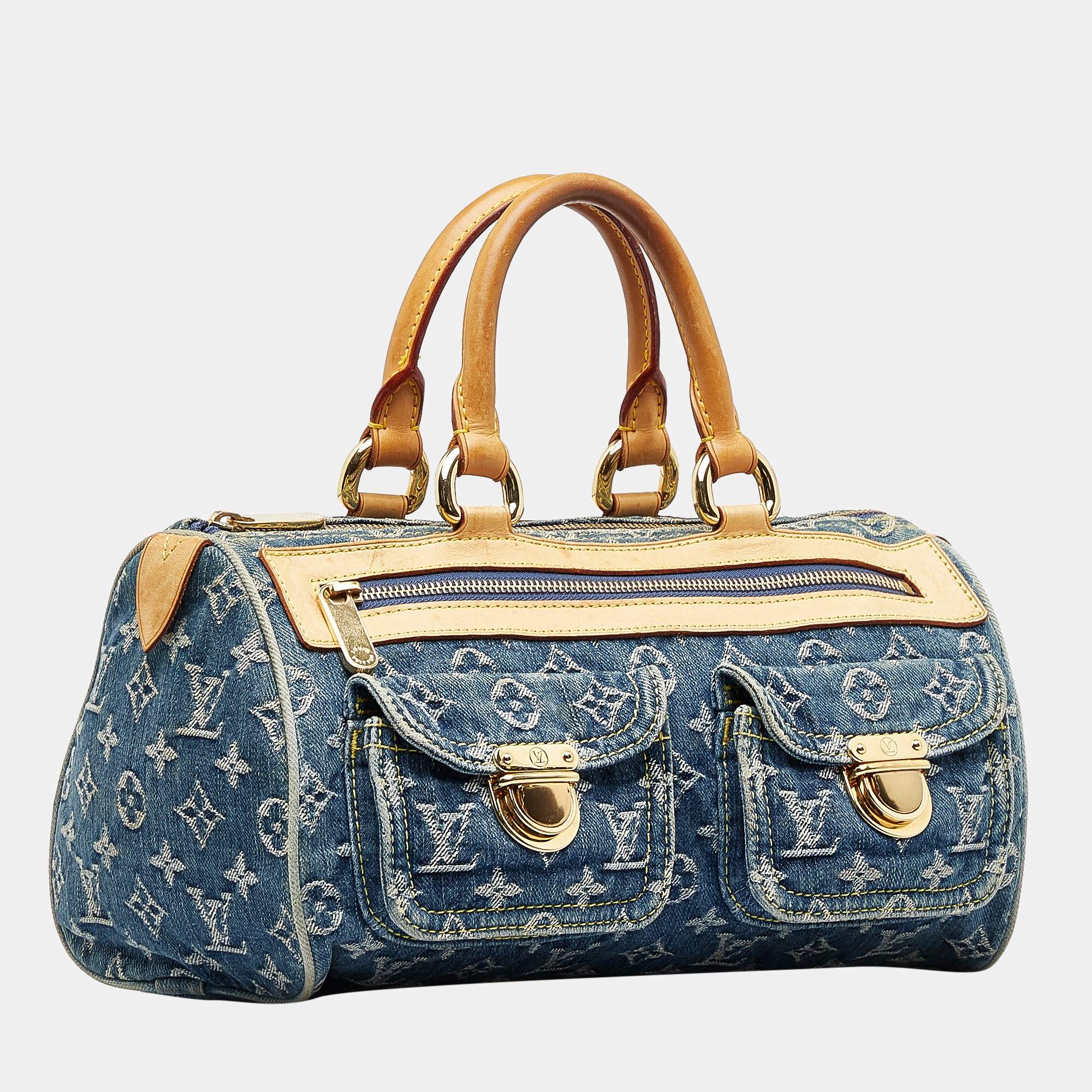 Louis Vuitton Blue Monogram Denim Neo Speedy 30 Louis Vuitton | The Luxury  Closet