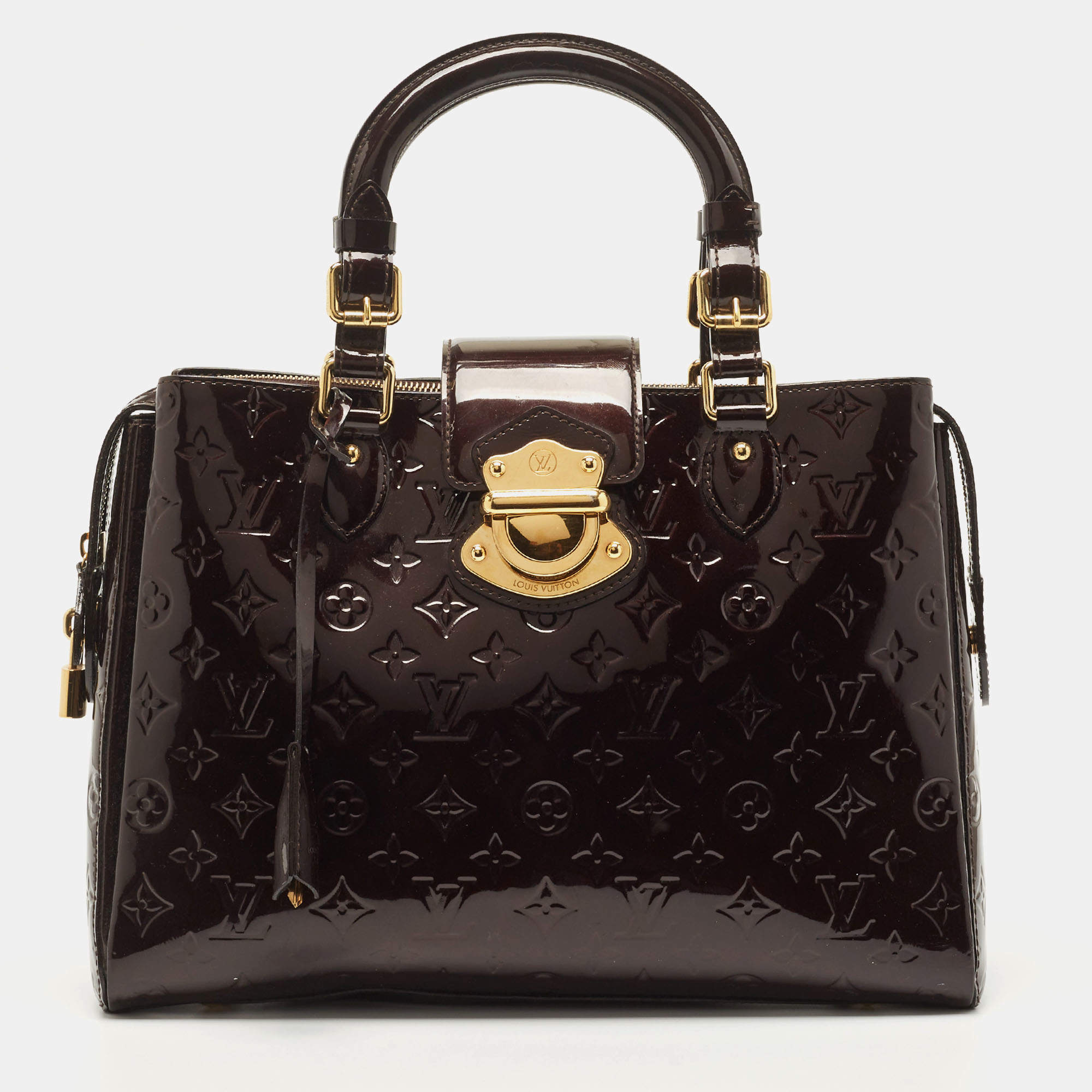 Louis Vuitton Amarante Monogram Vernis Melrose Avenue Bag Louis