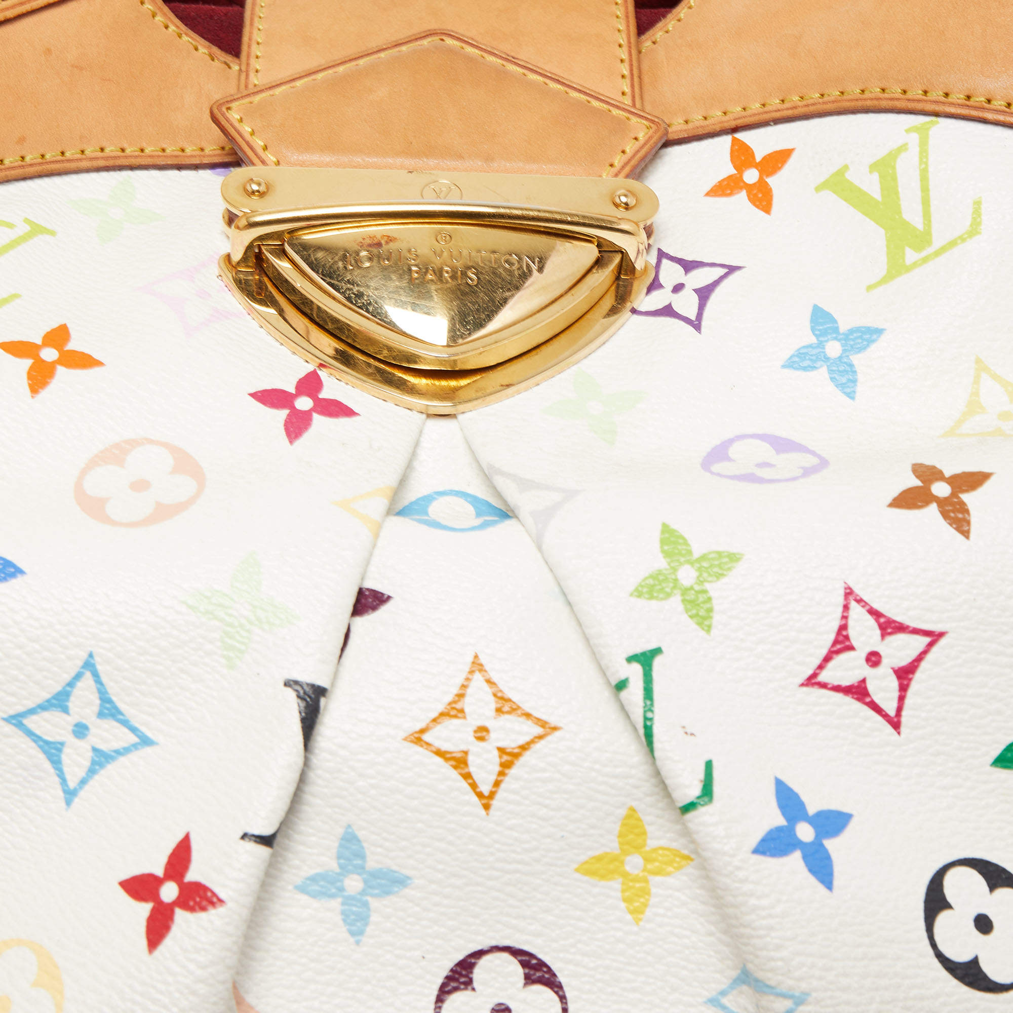 Ursula linen handbag Louis Vuitton Multicolour in Linen - 22588809