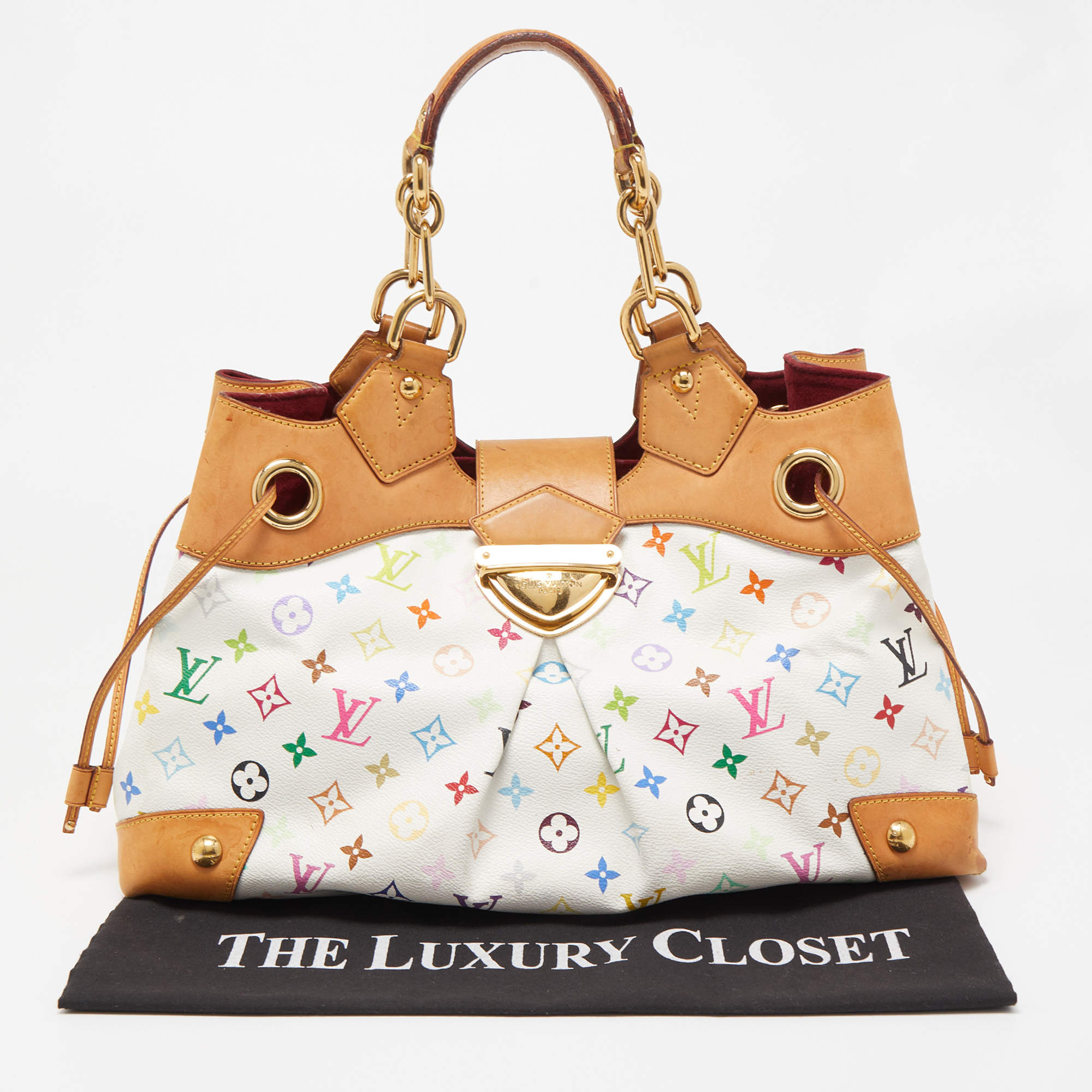 Louis Vuitton White Multicolor Monogram Canvas Ursula Bag Louis Vuitton |  The Luxury Closet