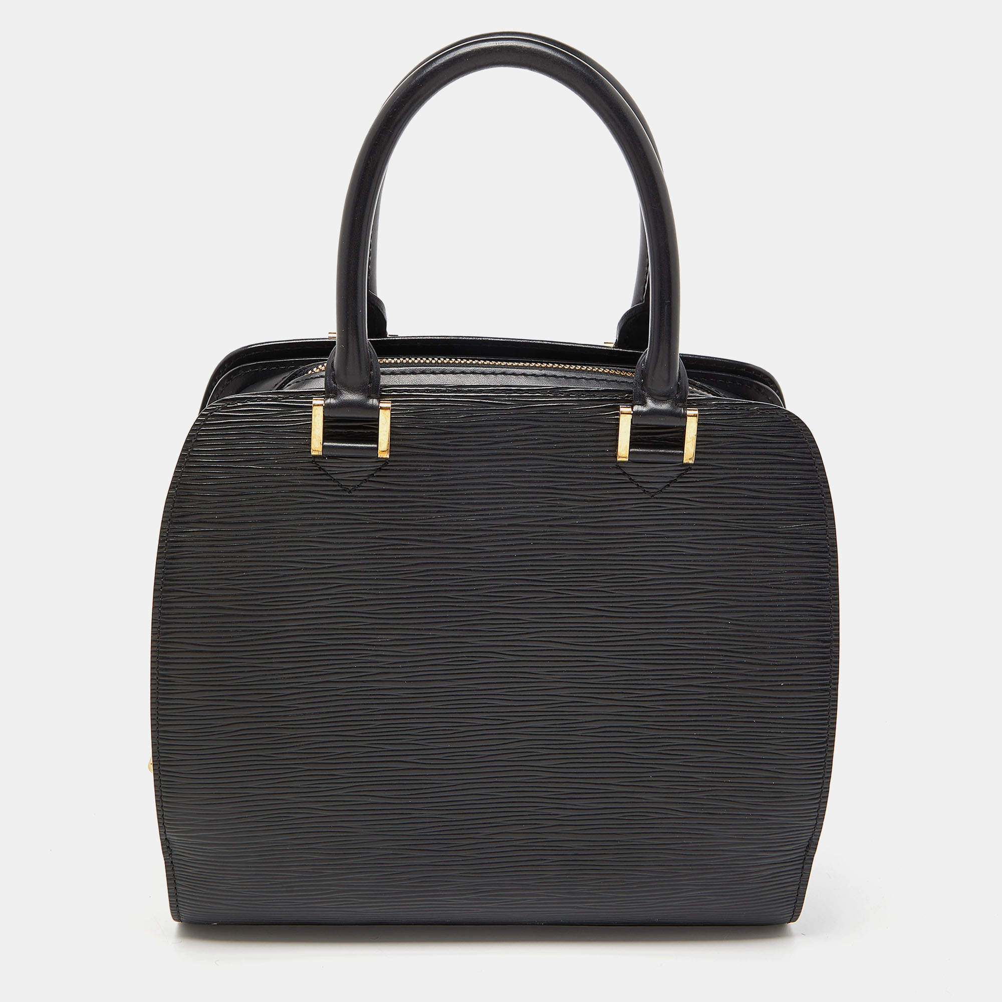 Pre Owned Louis Vuitton Black Epi Leather Pont Neuf PM Bag 