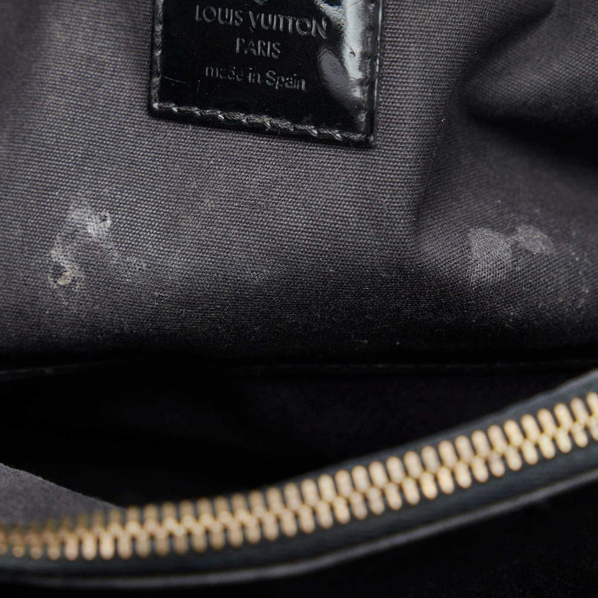 Louis Vuitton Vernis Montaigne Bb Black