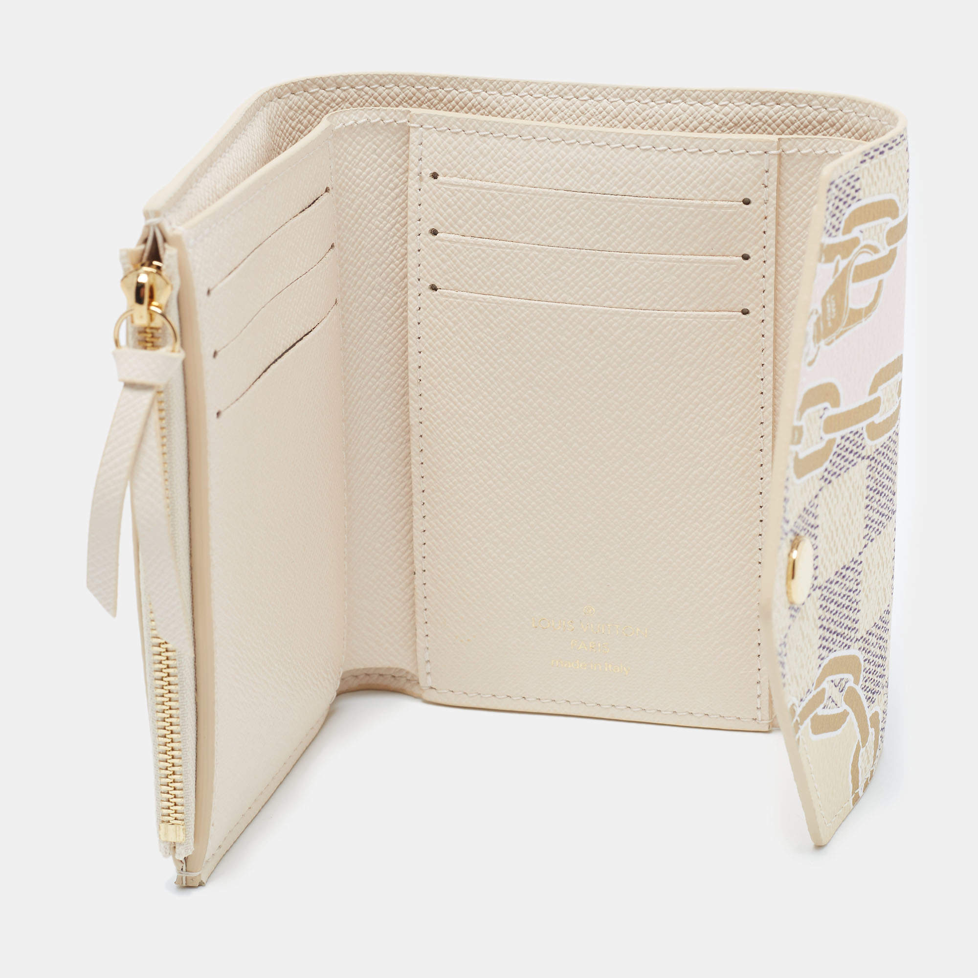 Louis Vuitton Damier Azur Canvas Origami Compact Wallet - Yoogi's