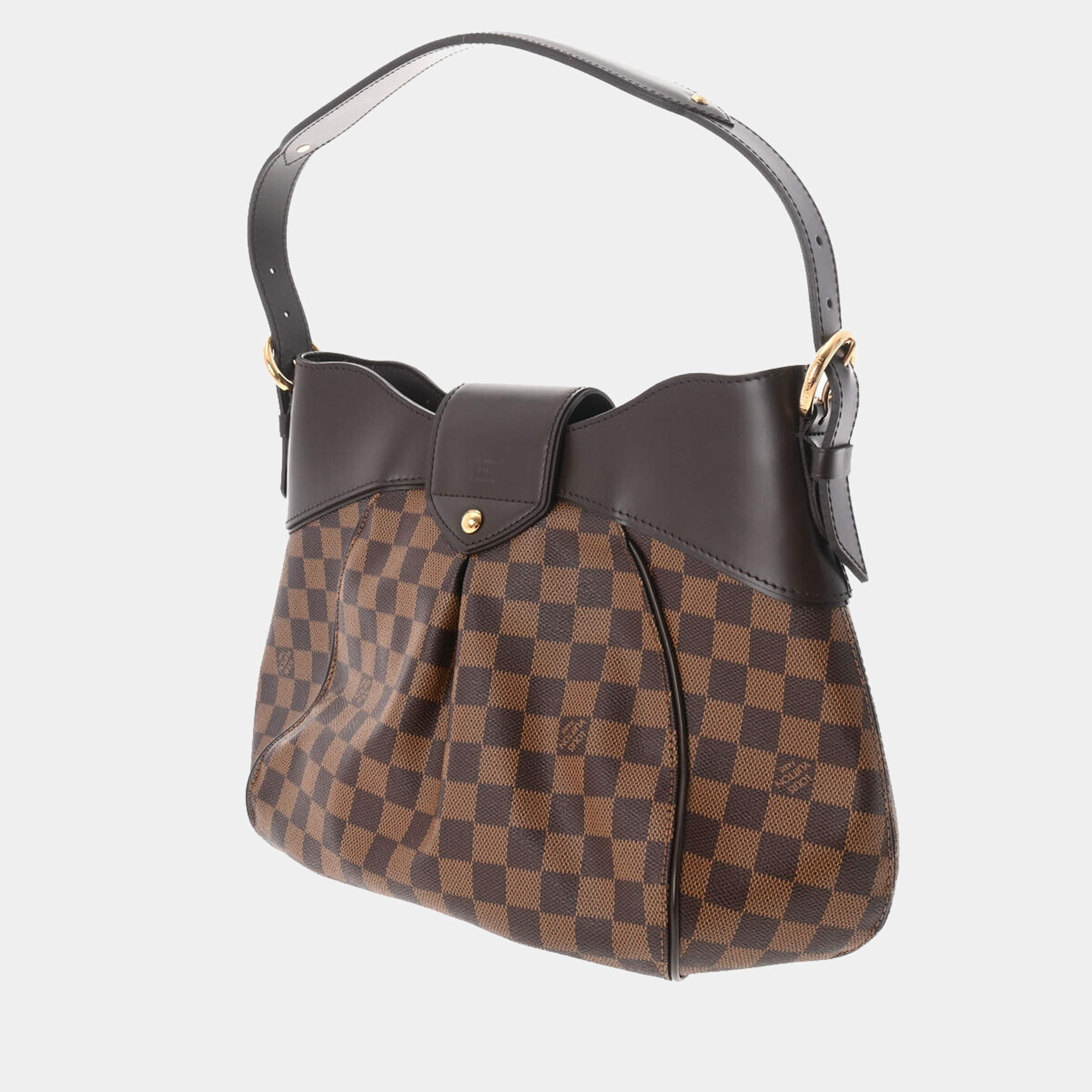 Louis Vuitton Sistina MM Damier Ebene Canvas Shoulder Bag