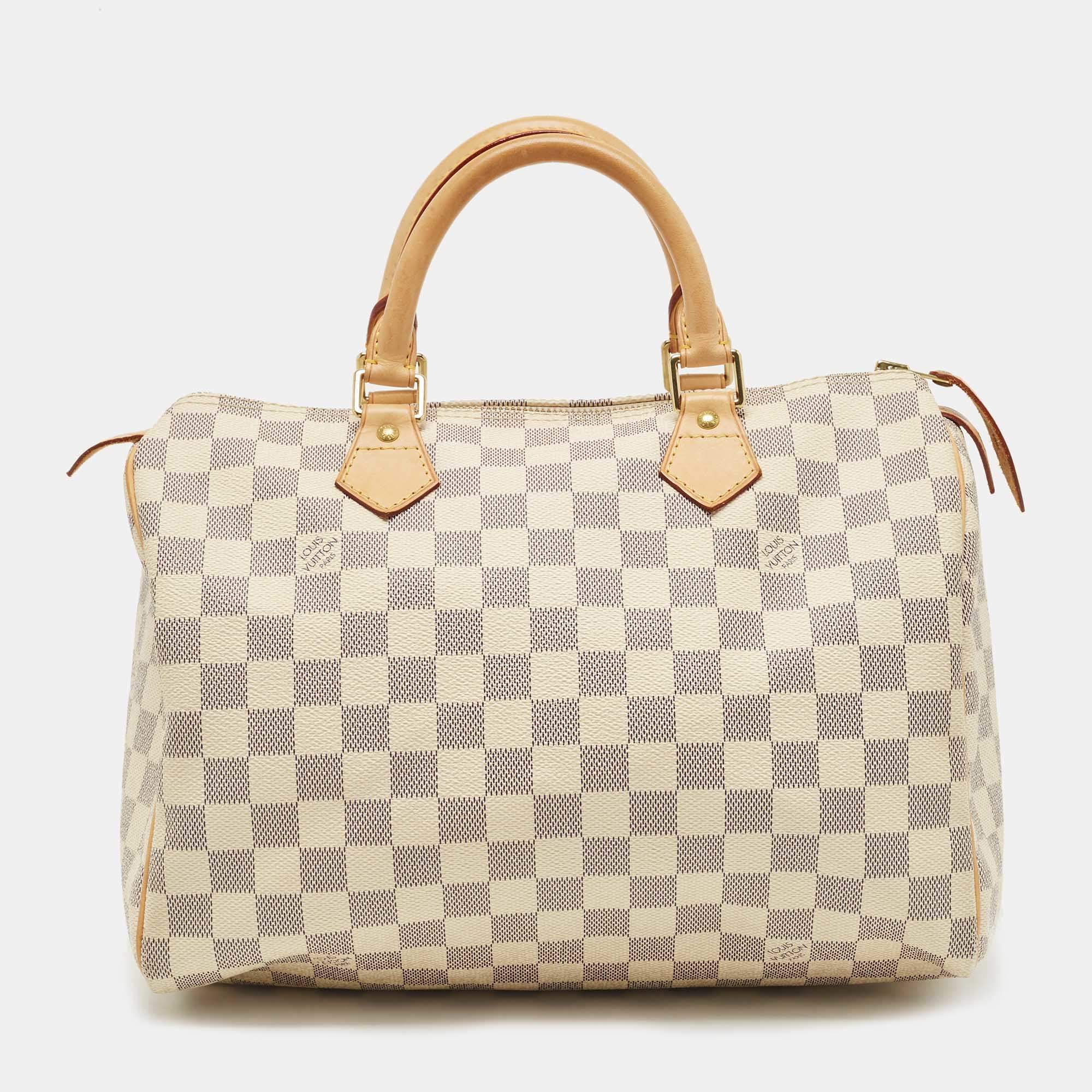 مملوكة مسبقًا Louis Vuitton Damier Azur Canvas Speedy 30 Bag