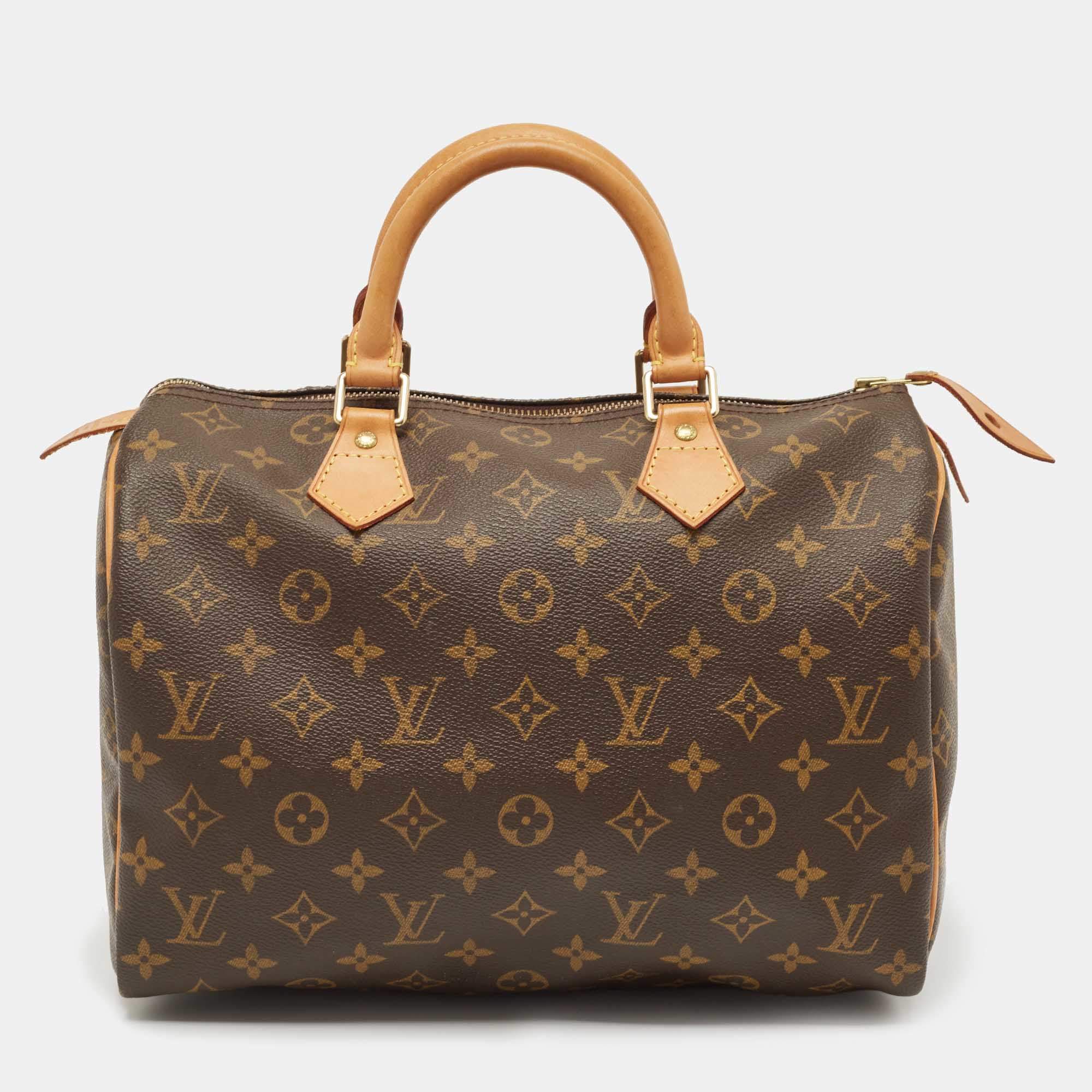 Pre Owned Louis Vuitton Monogram Canvas Speedy 30 Bag