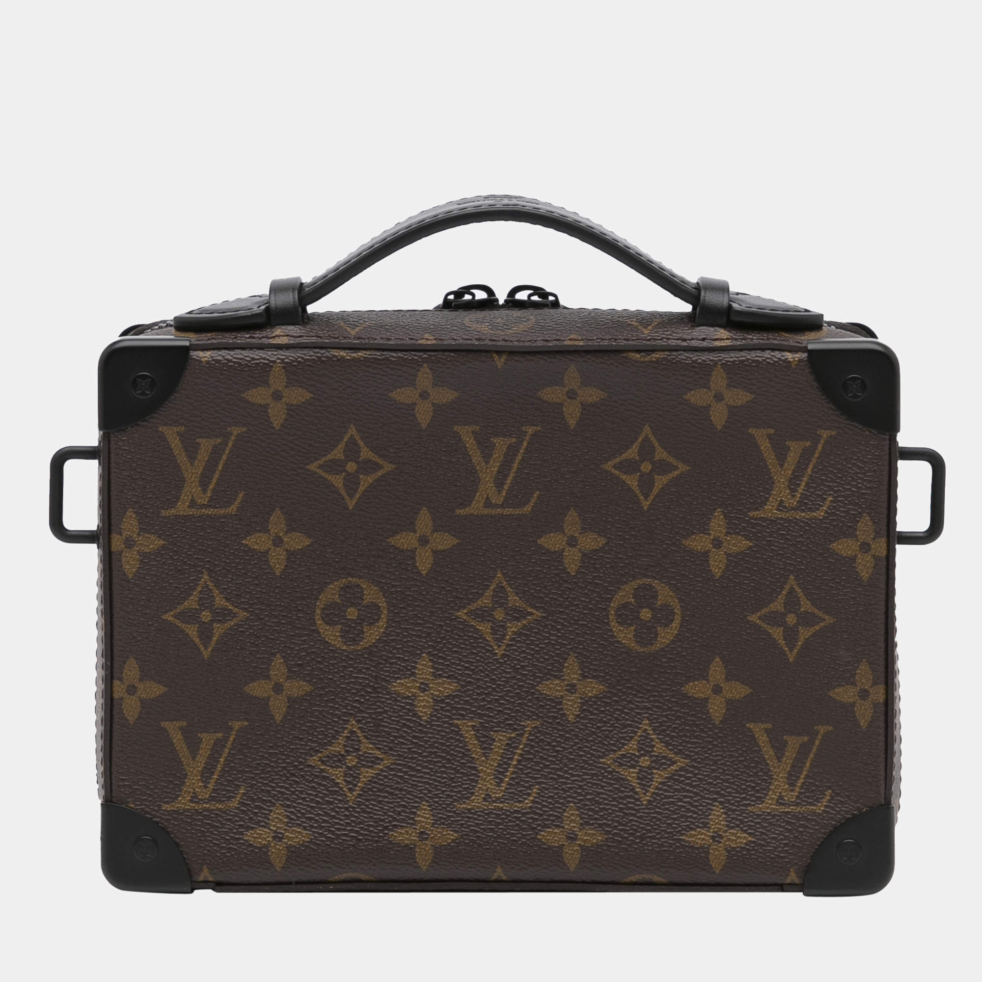 Louis Vuitton Canvas Monogram Macassar Handle Soft Trunk