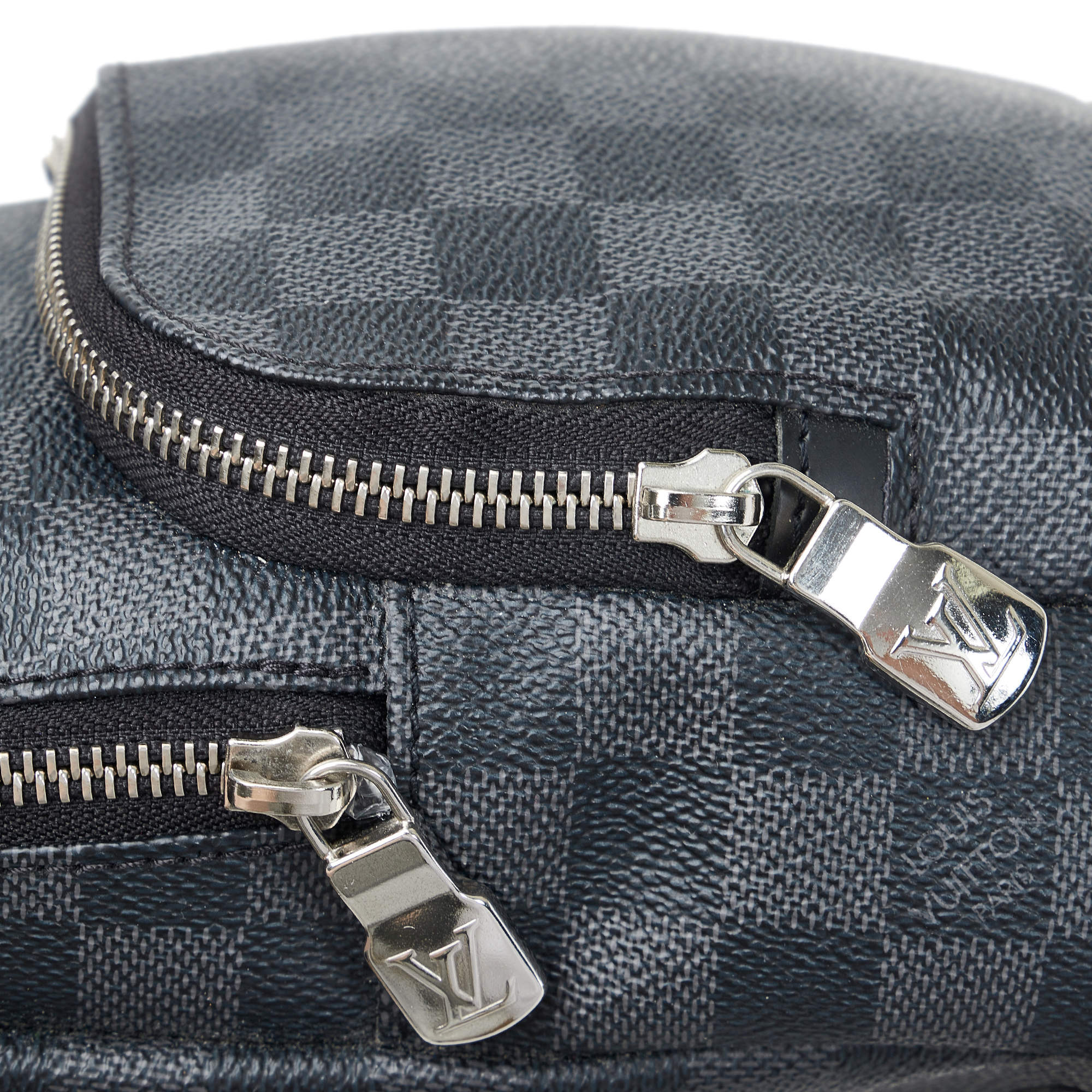 Louis Vuitton Avenue Sling Bag Damier Graphite Canvas Black Shoulder B –  EliteLaza