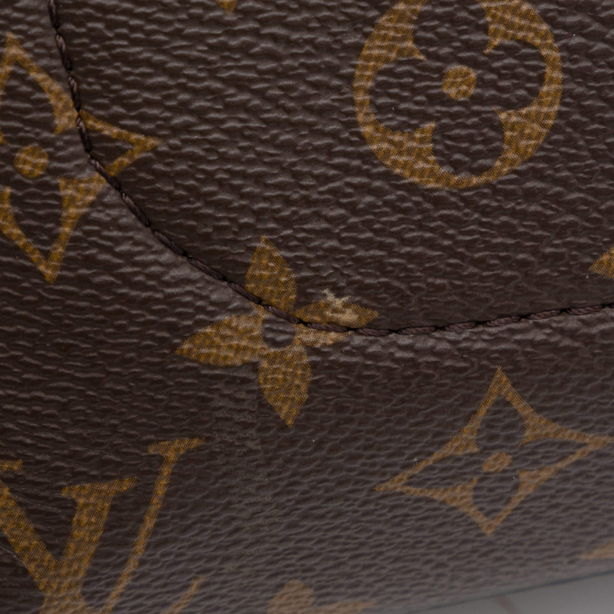 Flower tote leather handbag Louis Vuitton Brown in Leather - 31493505