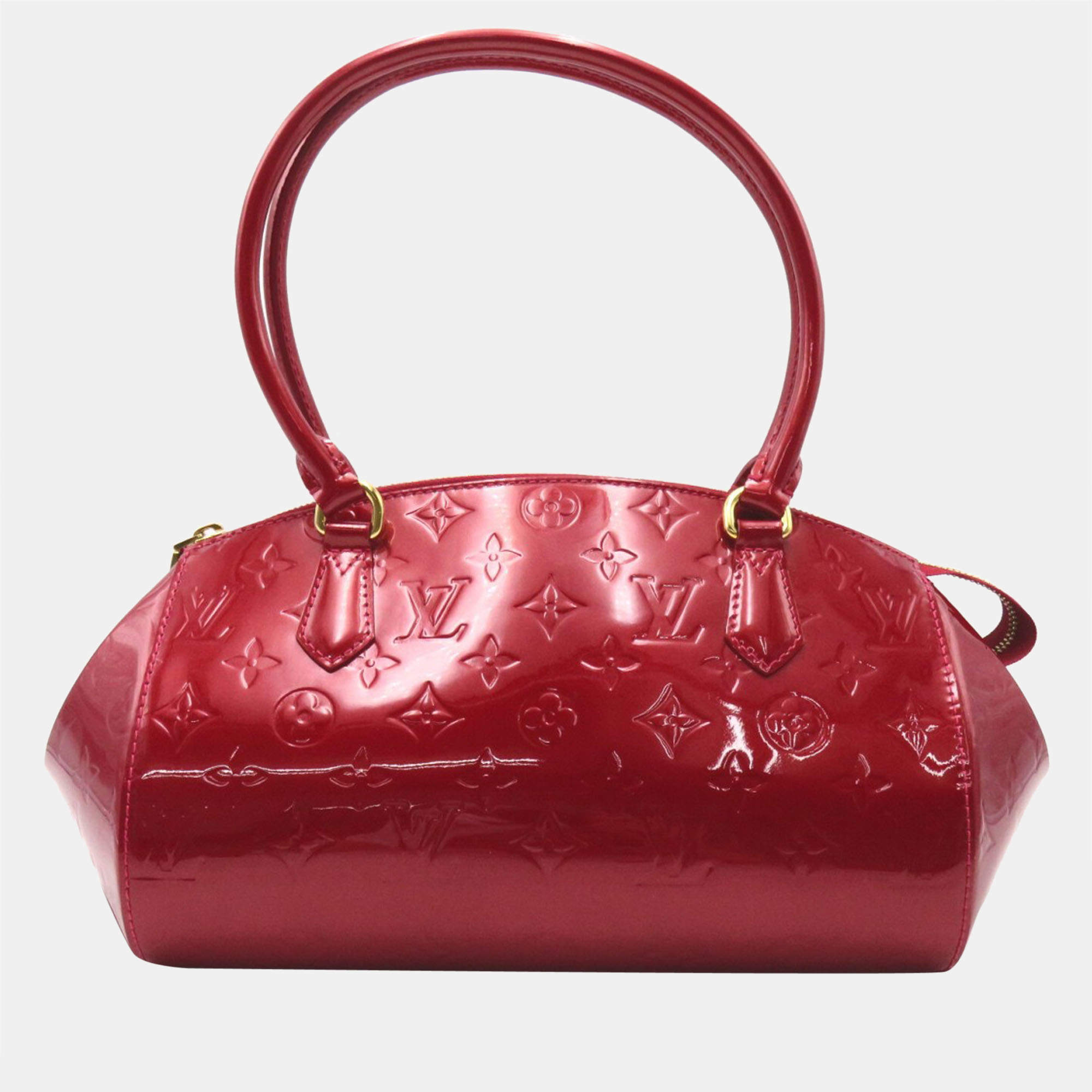 Red Louis Vuitton Monogram Vernis Reade PM Handbag – Designer Revival
