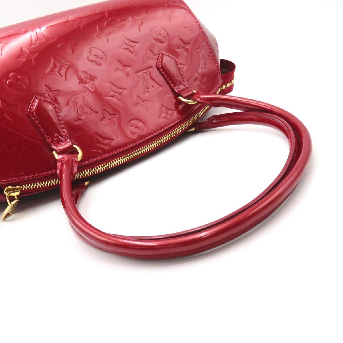 Sherwood Louis Vuitton Handbags Red Patent Leather Joli, 47% OFF