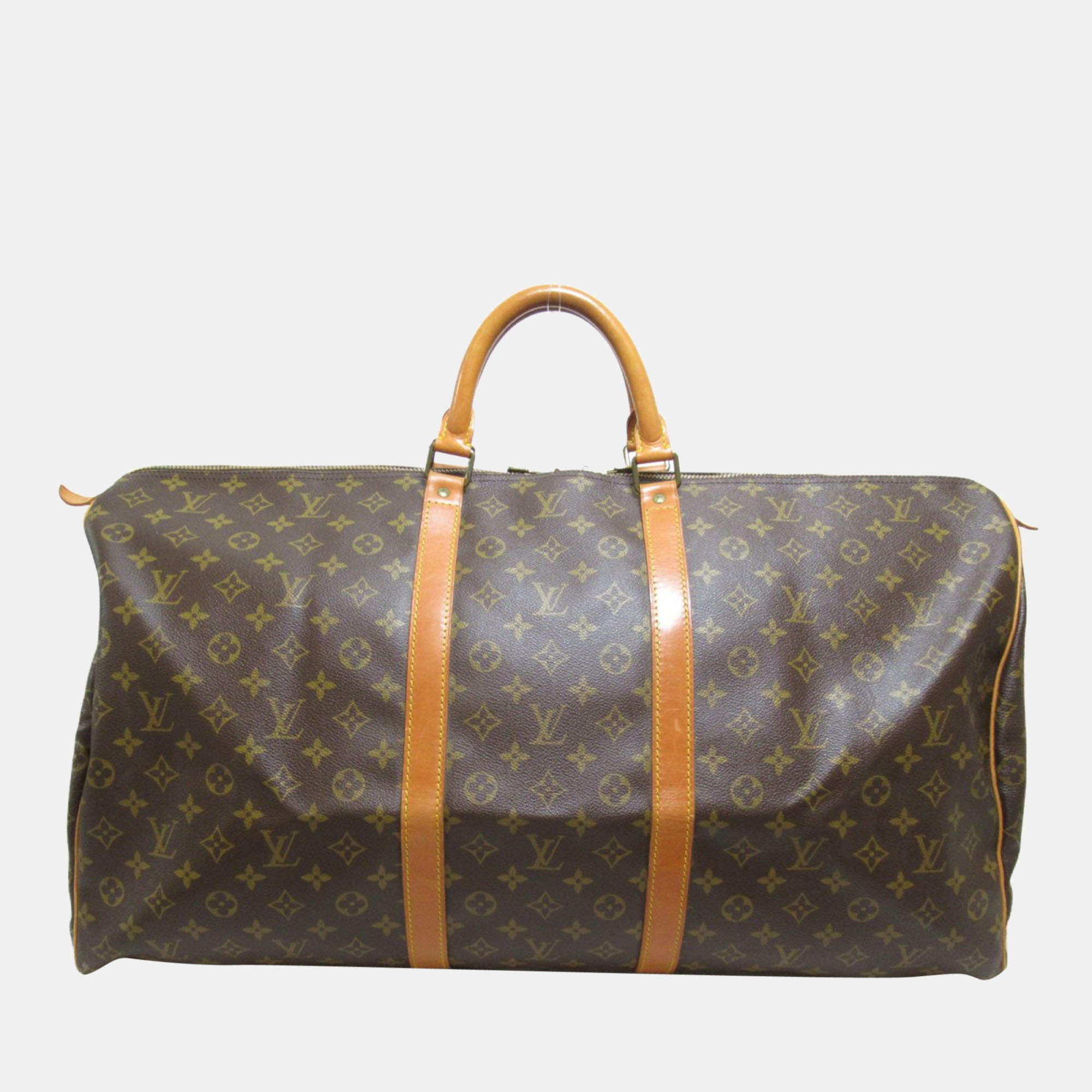 Louis Vuitton Brown Monogram Canvas Keepall 60 Suitcase < Travel