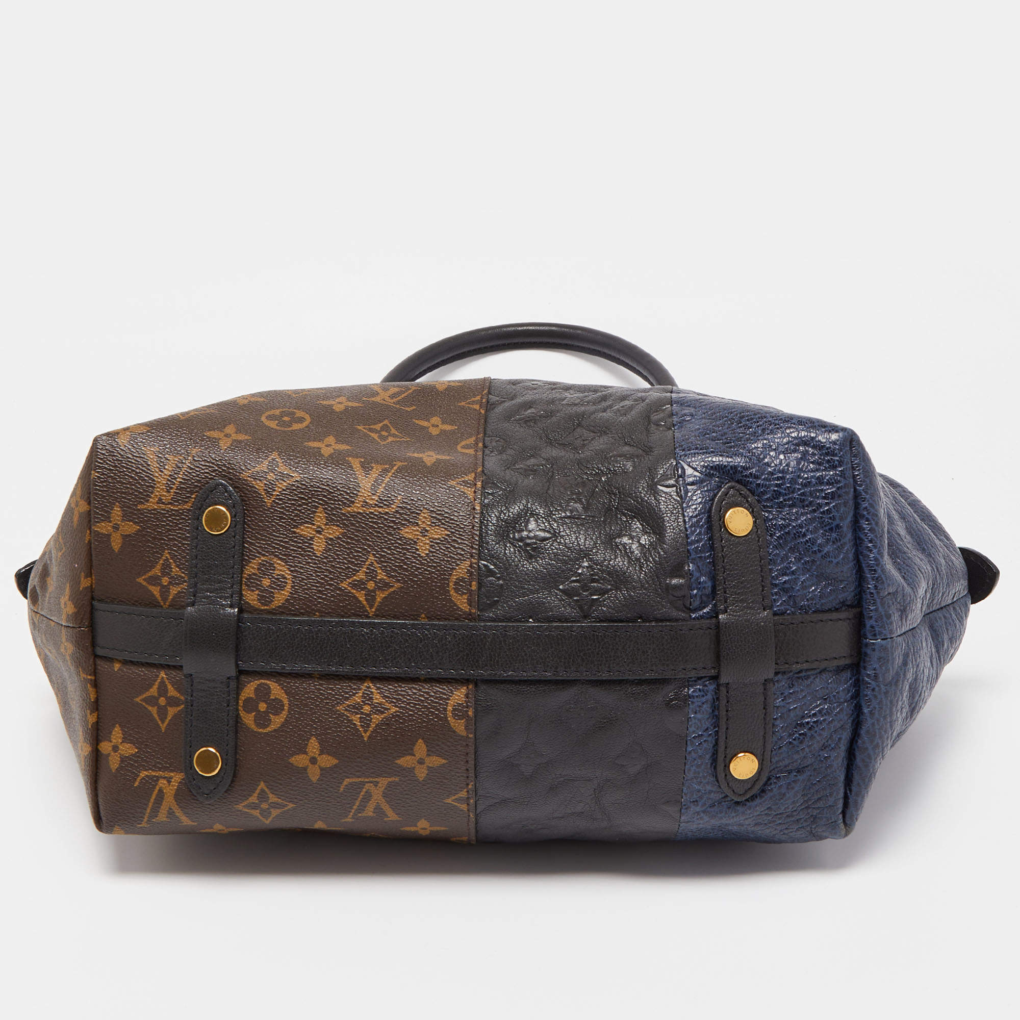 Louis Vuitton Monogram Empreinte Medium Marine Blocks PM