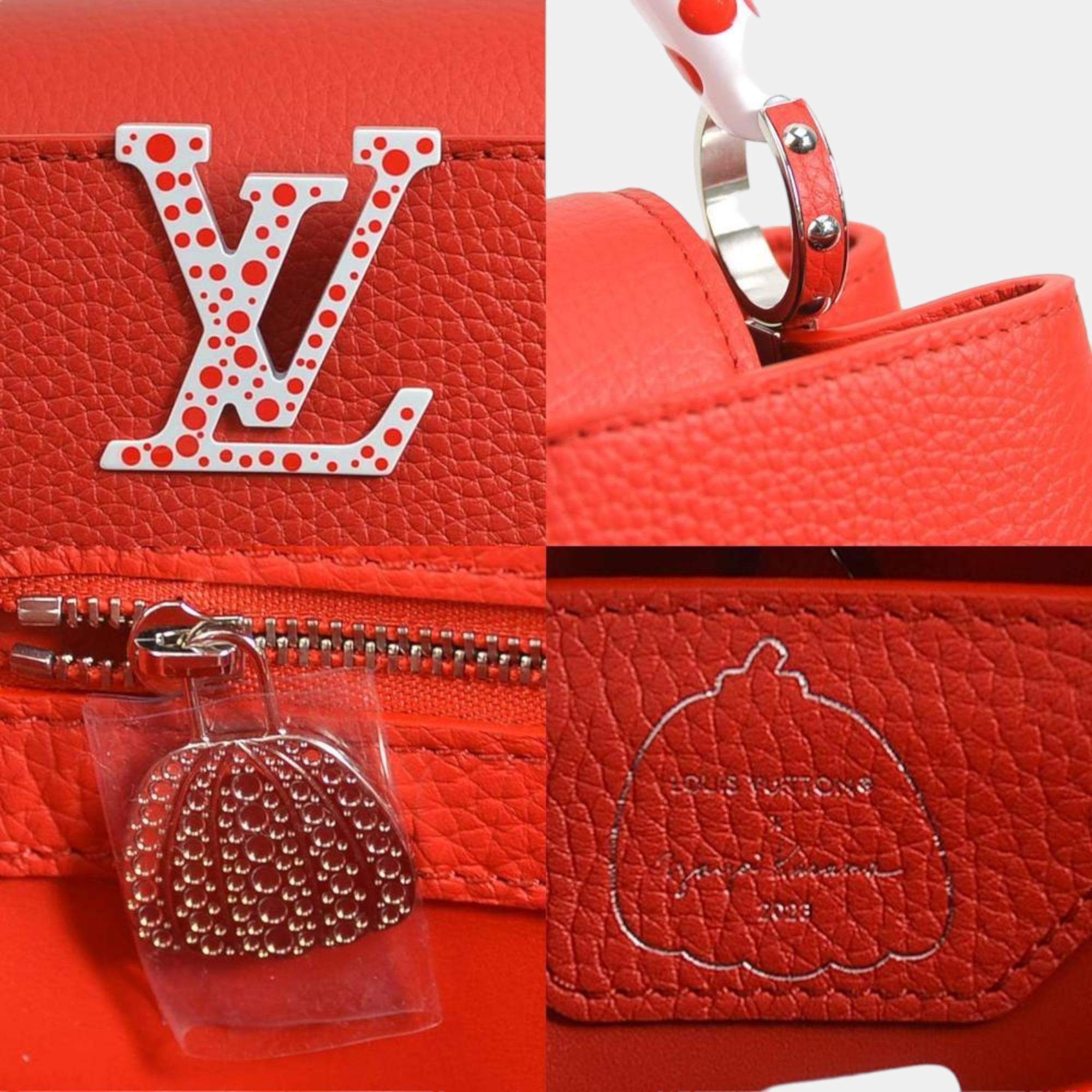 Louis Vuitton Bag Capucines BB Red/White by Yayoi Kusama – YangGallery