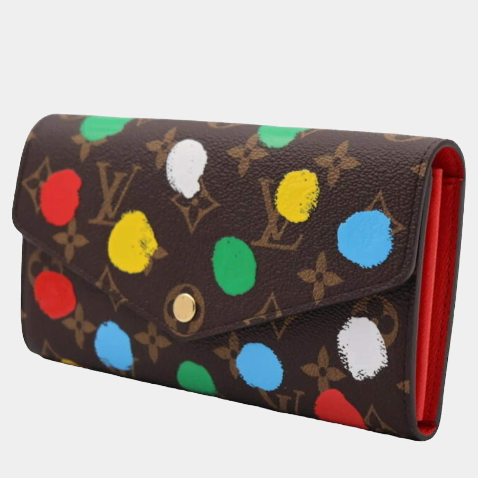 Louis Vuitton Black polka dot small wallet