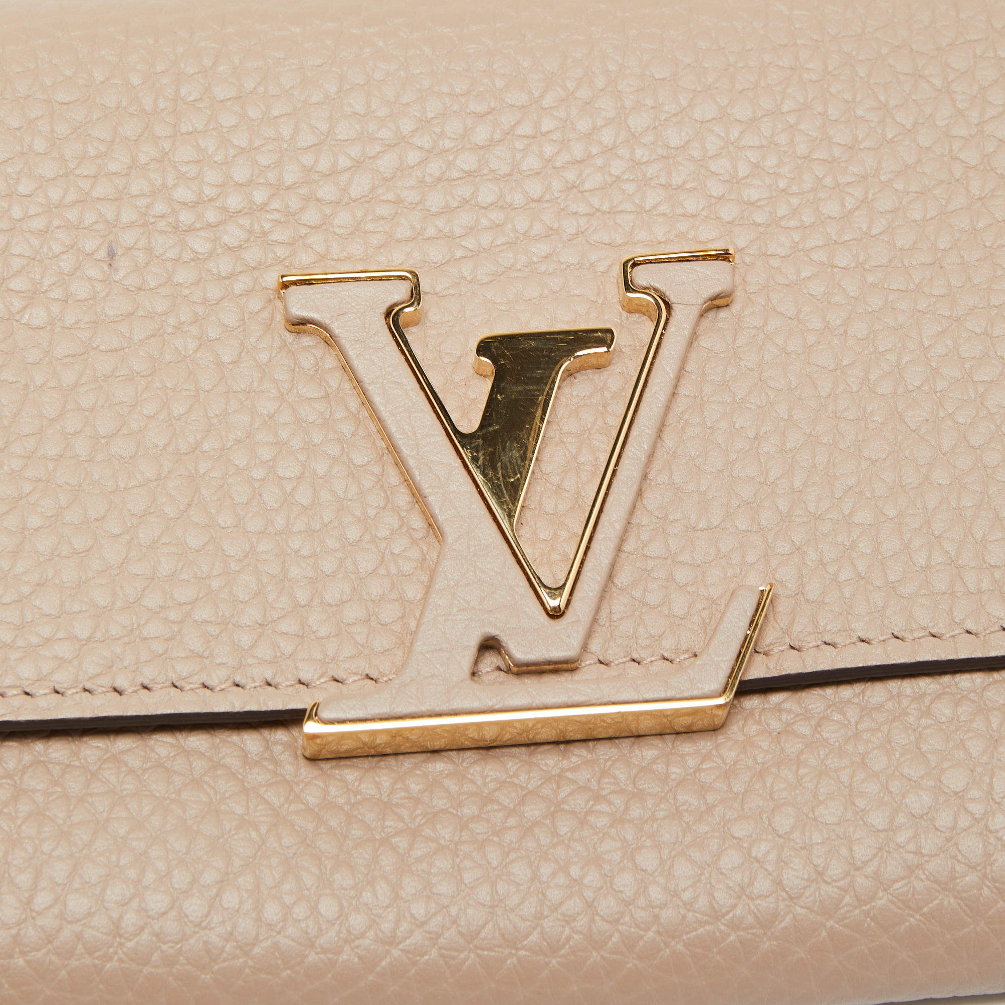 Louis Vuitton Galet Taurillion Leather Capucines Wallet Louis Vuitton