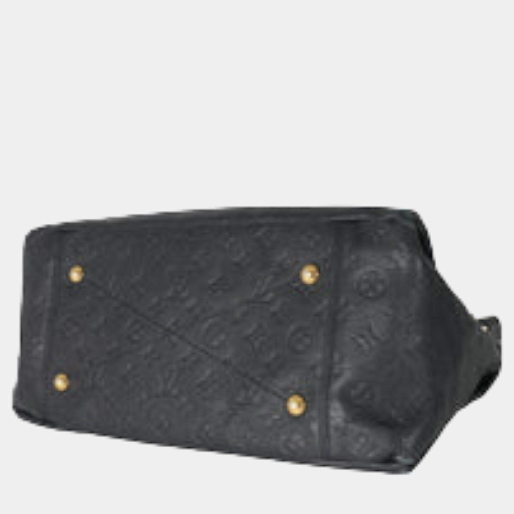 Louis Vuitton Black Monogram Empreinte Leather Artsy MM Shoulder