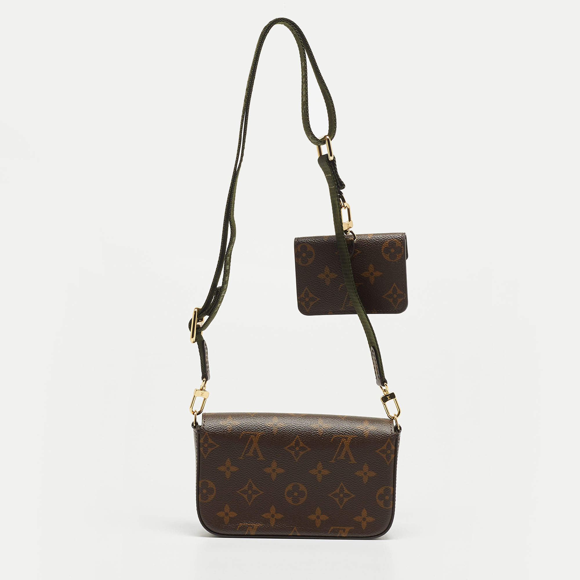 Louis Vuitton Taurillon Monogram Volga Belt Bag Good