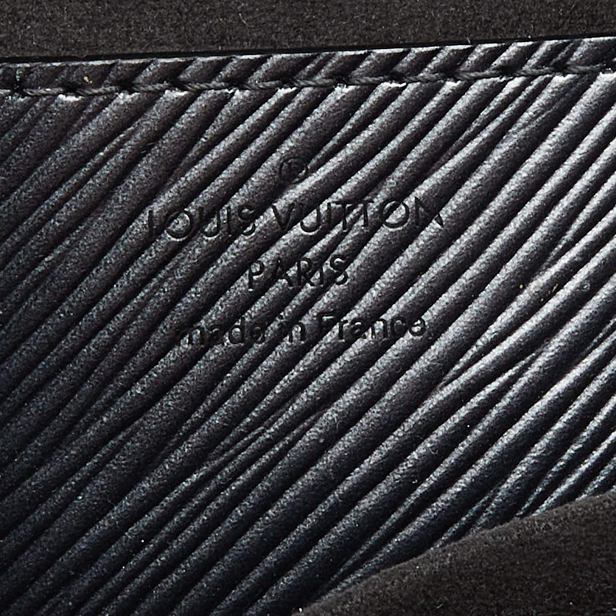 Louis Vuitton Silver Fizz Epi Stretch Line Black