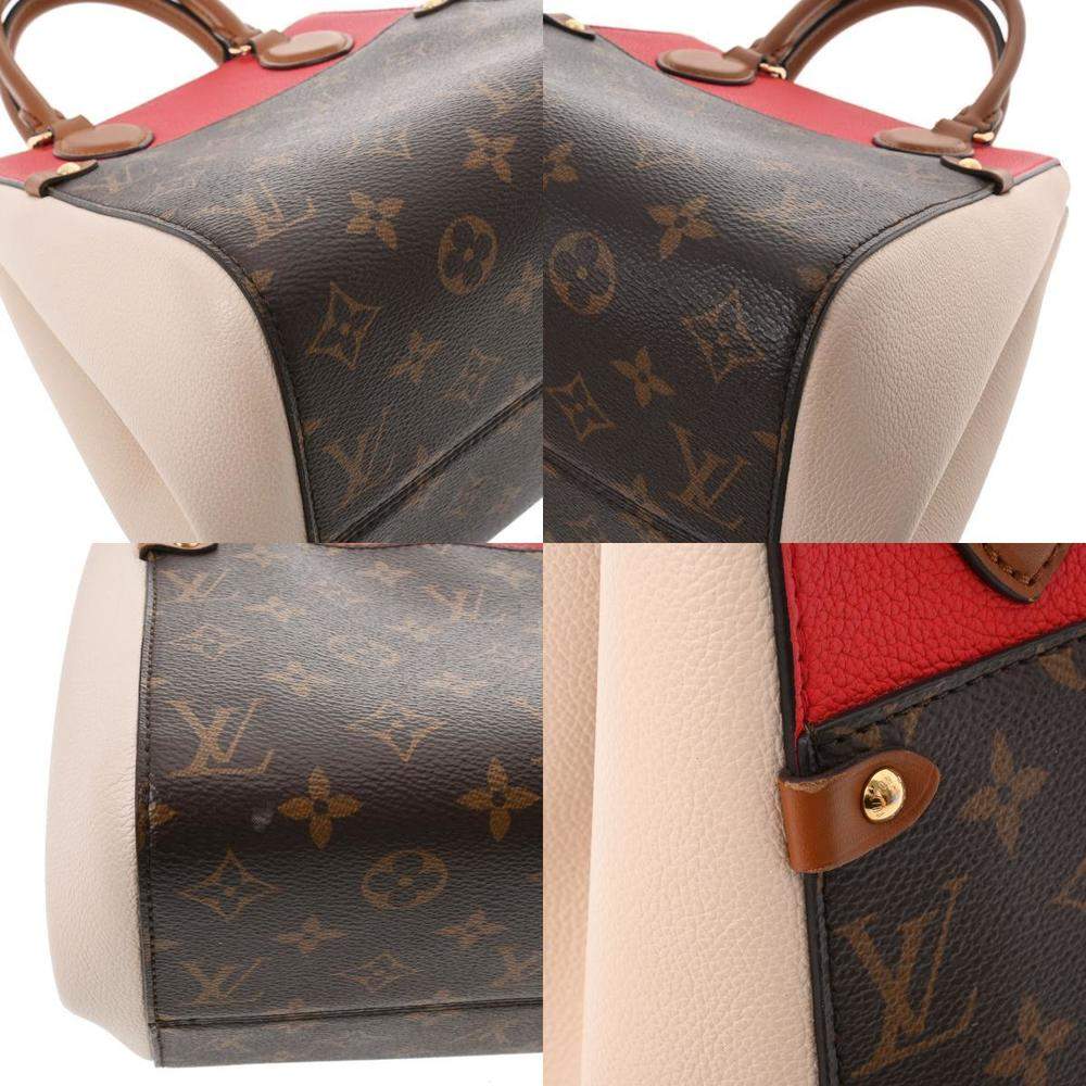 NWT Louis Vuitton Fold Tote Monogram Canvas and Leather PM with box