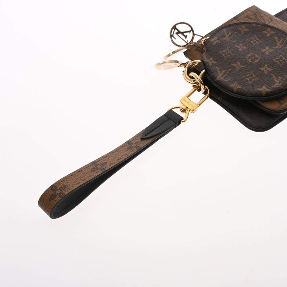 Louis Vuitton Reverse Monogram Giant Trio Pouch Strap - Brown Bag