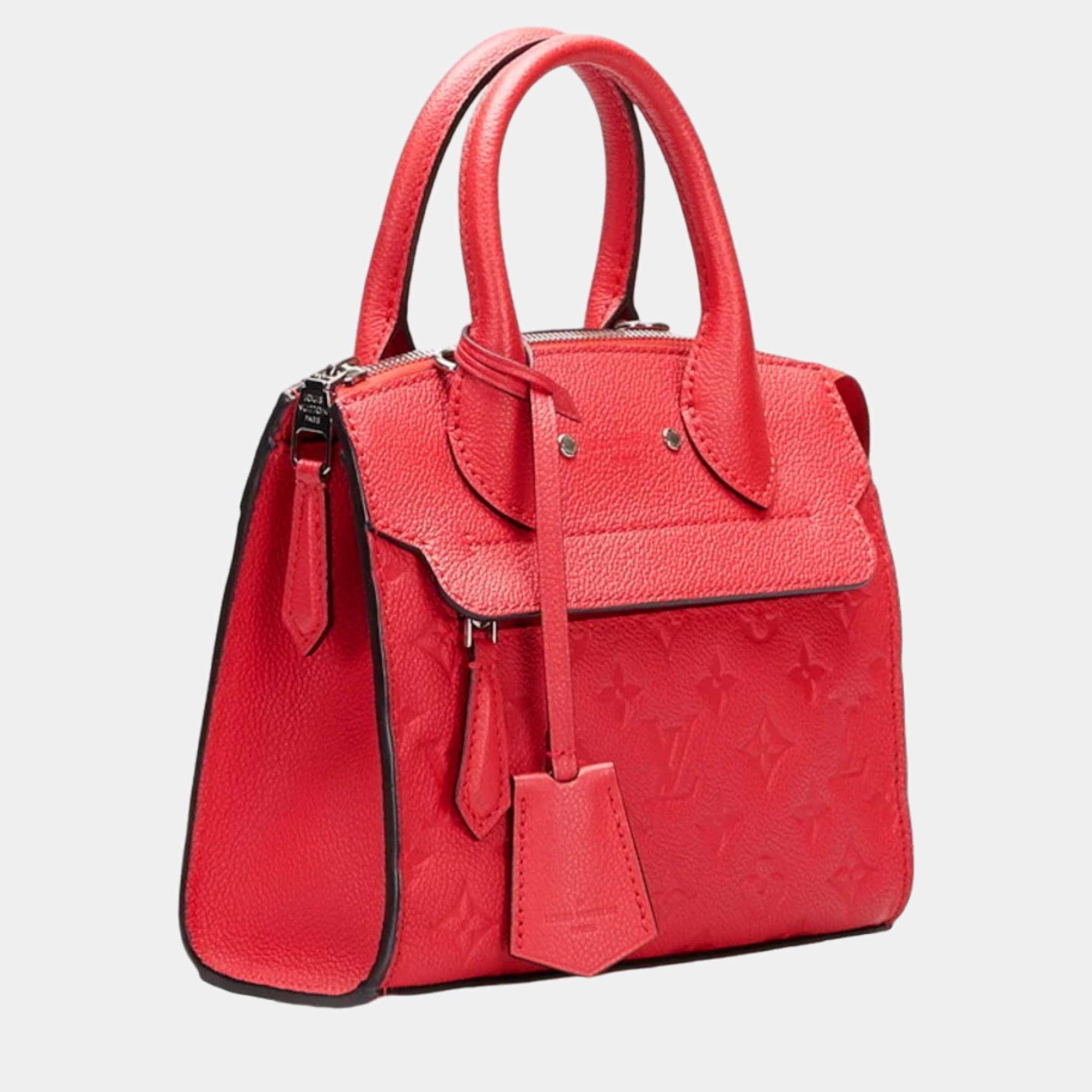 Louis Vuitton Mini Monogram Empreinte Pont-Neuf - Red Handle Bags