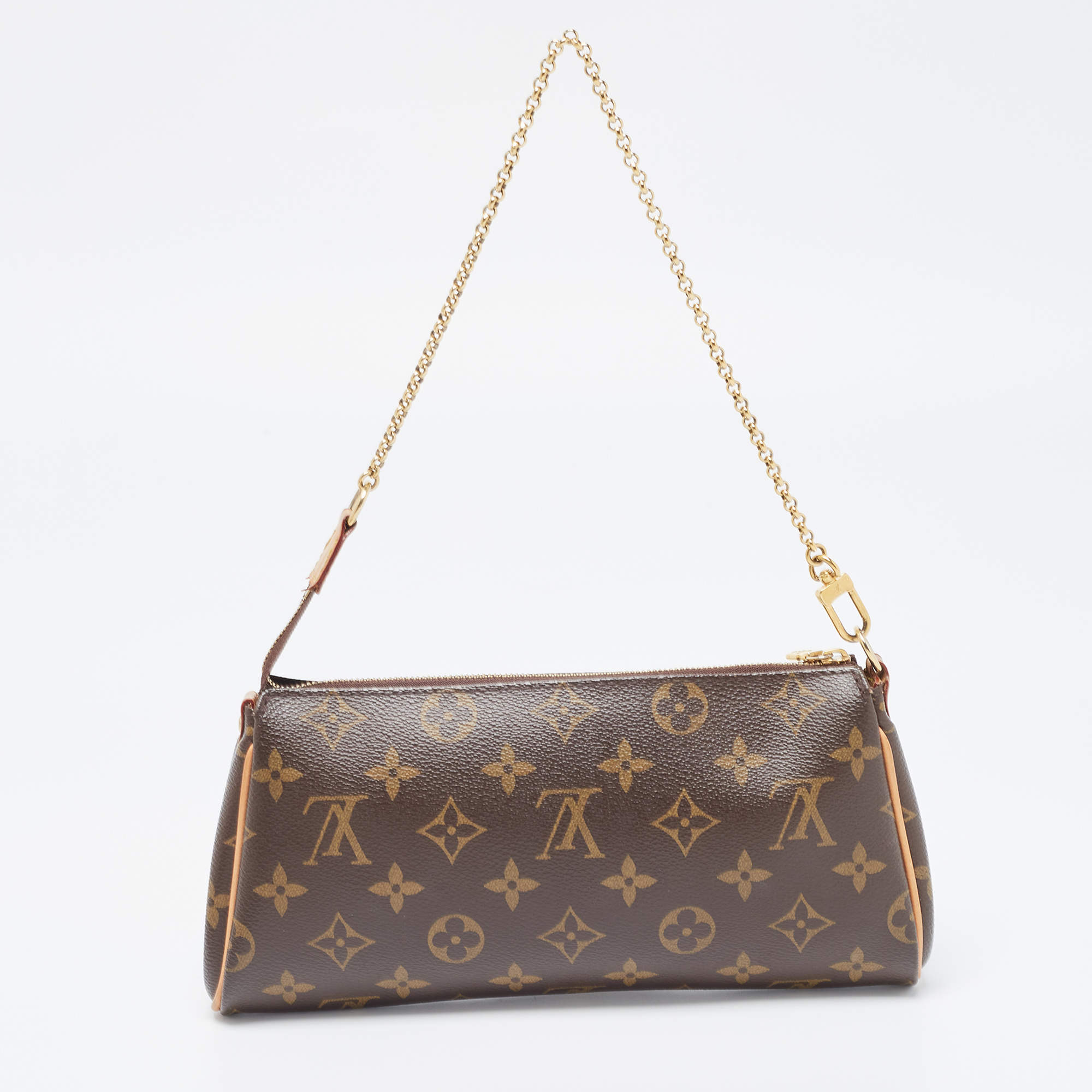 Louis Vuitton Felicie Pochette Beige in Coated Canvas with Gold-tone - US