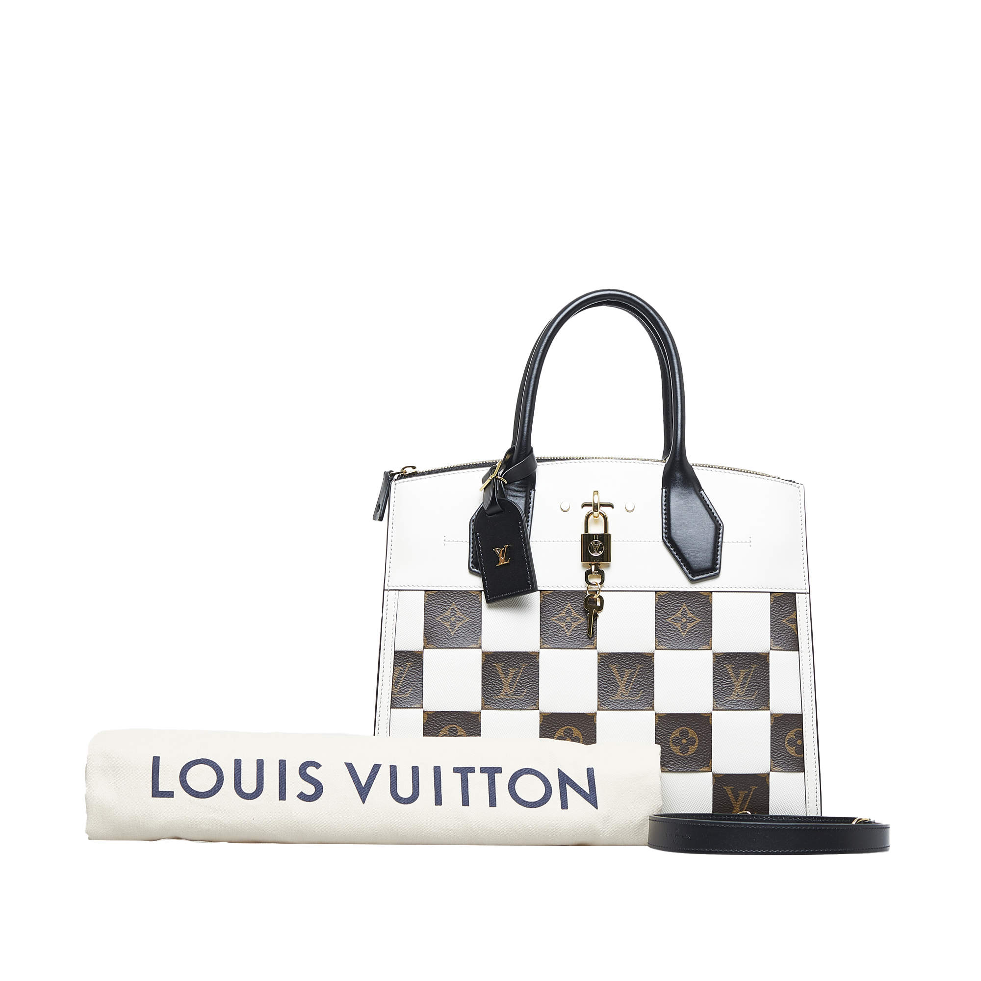 Louis Vuitton Monogram Damier Tressage City Steamer PM and