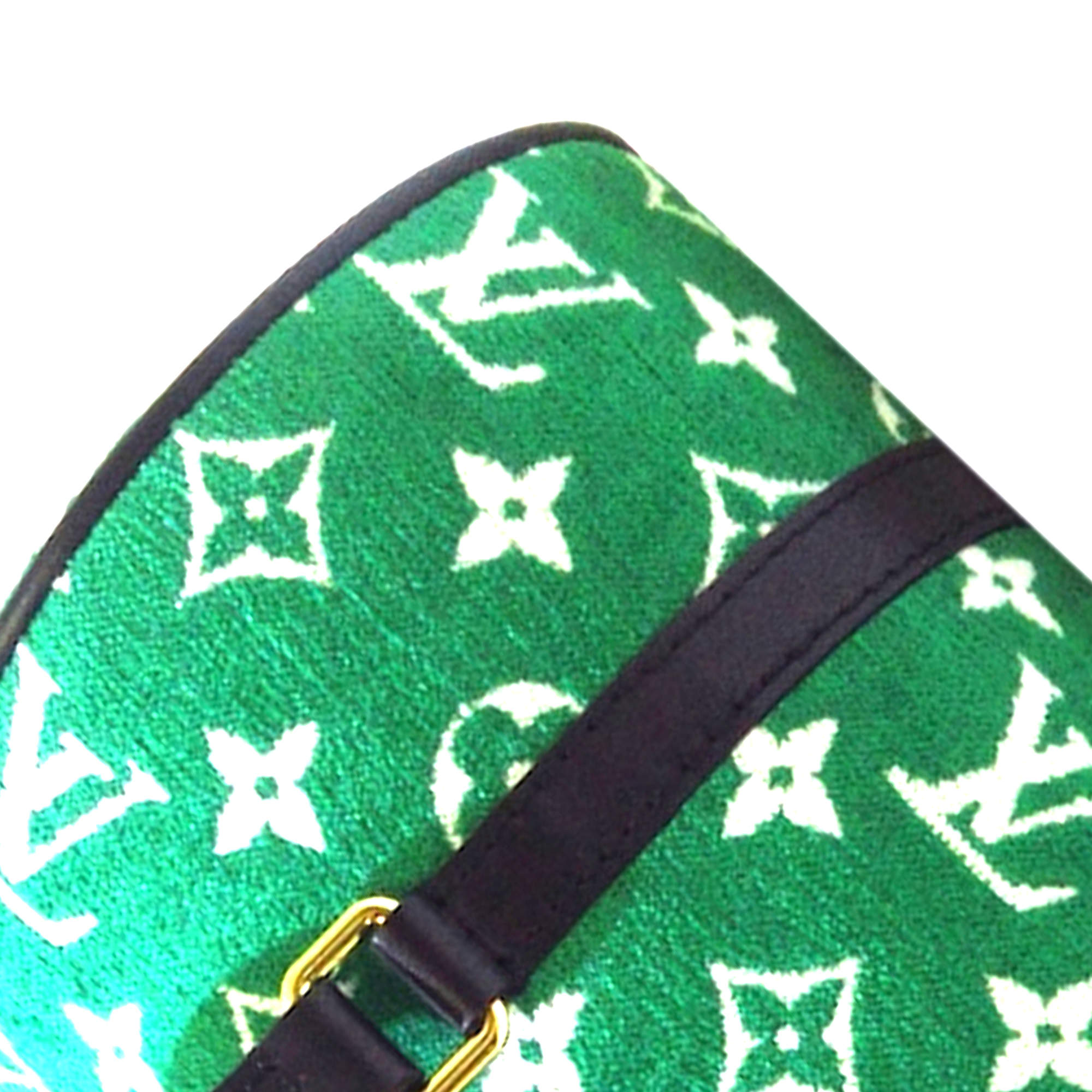 Louis Vuitton Green Monogram Jacquard Velvet Papillon Louis Vuitton