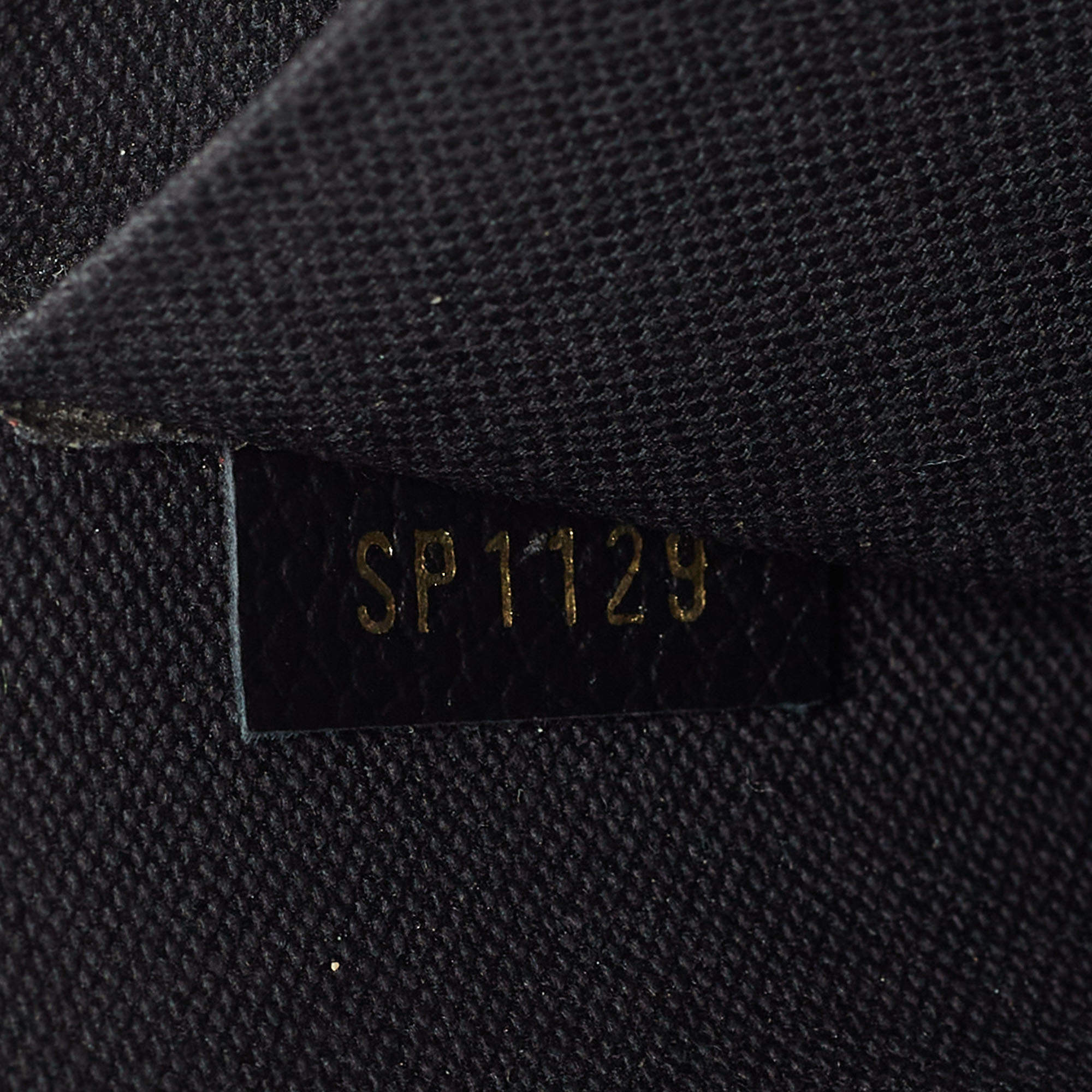 Louis Vuitton Felicie Pochette Monogram Empreinte Leather Black 7134732
