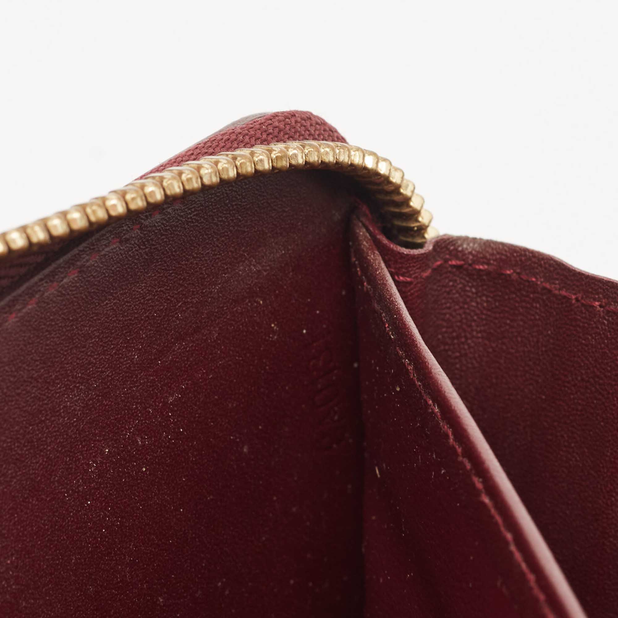 LOUIS VUITTON Vernis Zippy Wallet Rouge Fauviste – Collections Couture