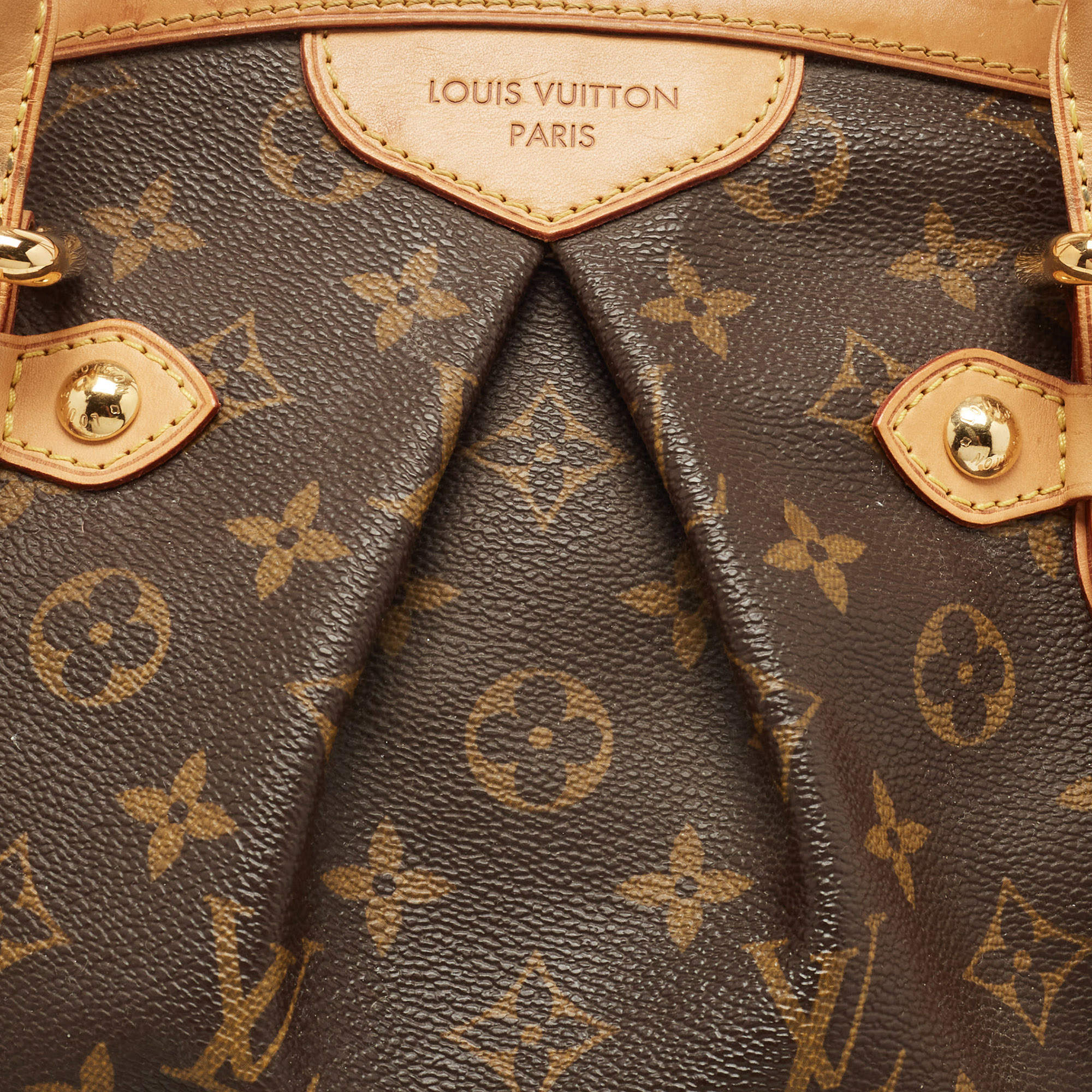 Louis Vuitton Tivoli GM Monogram Canvas Brown Cloth ref.595374