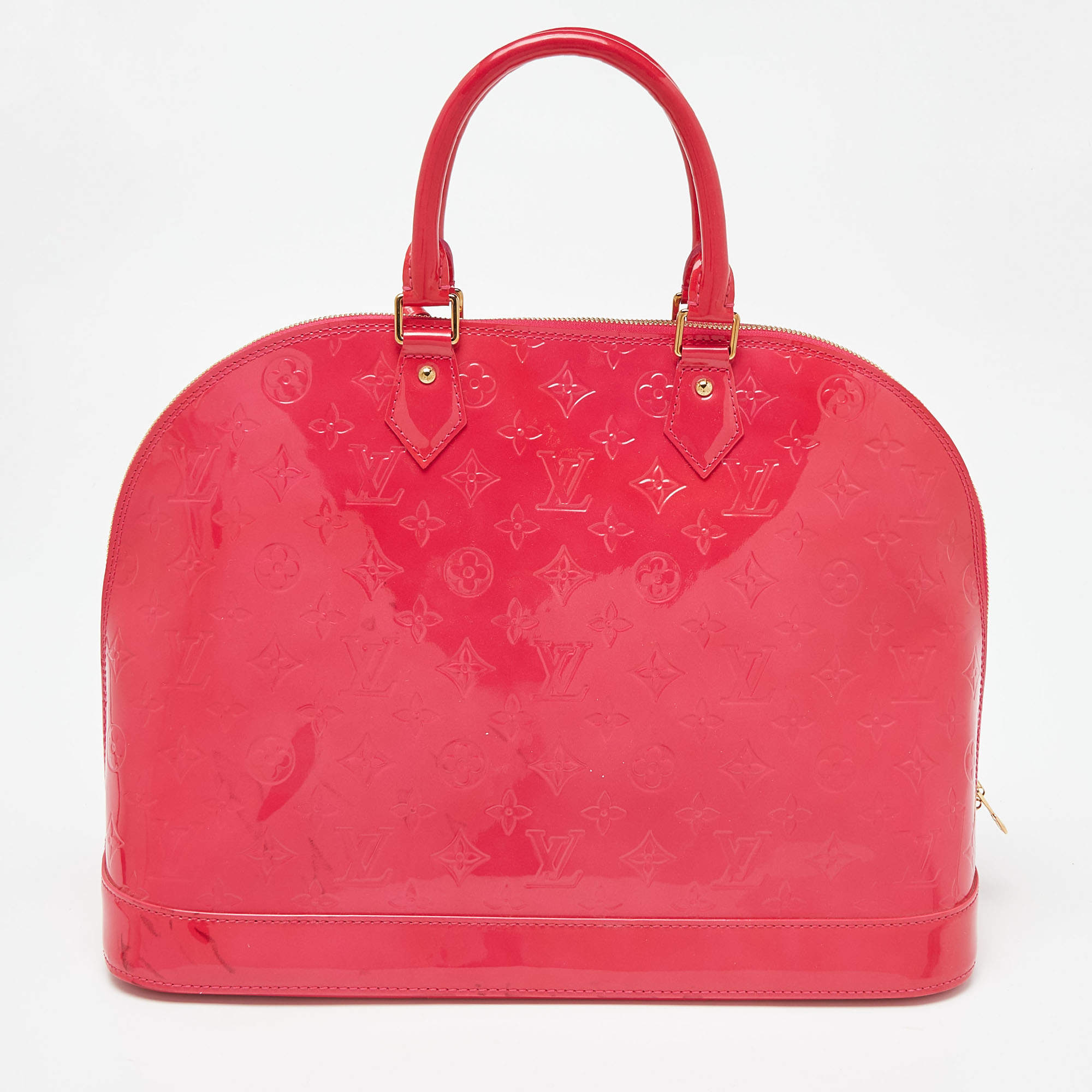 Louis Vuitton, Bags, Louis Vuitton Bag Red Gm Vernis Authentic