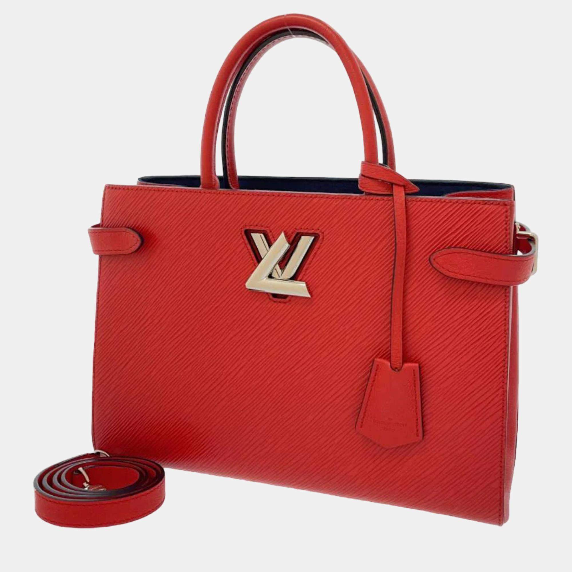 Louis Vuitton Red Leather Twist Shoulder Bag Louis Vuitton | The Luxury  Closet