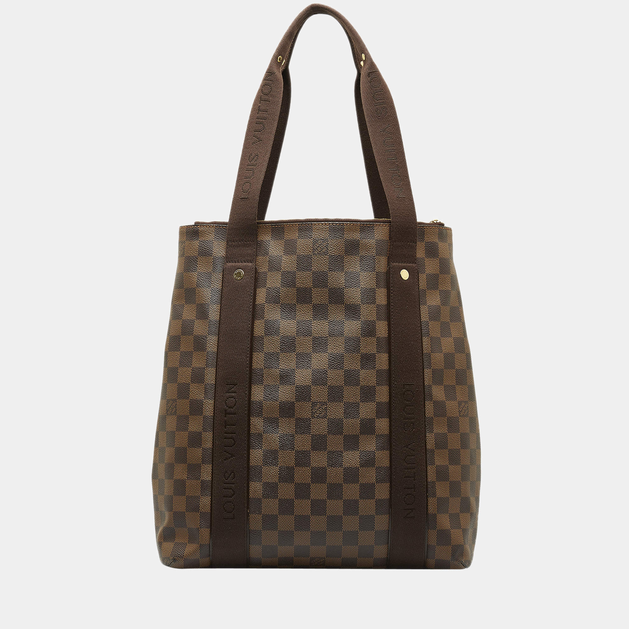 Brown Louis Vuitton Damier Ebene Cabas Beaubourg Tote Bag