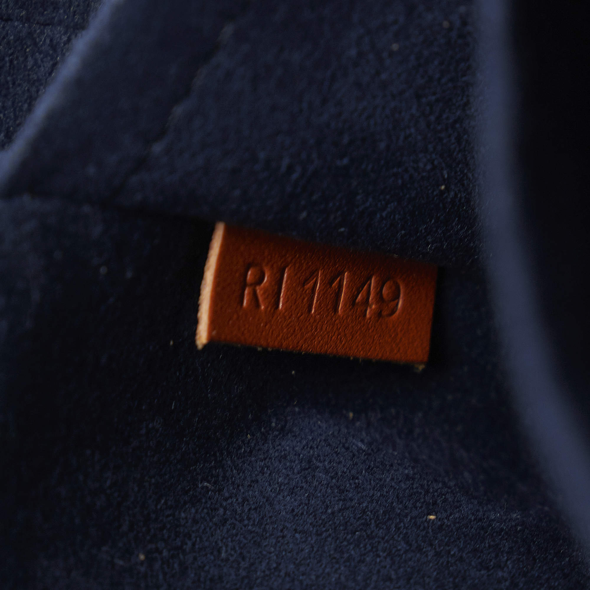 Louis Vuitton Navy Blue Monogram Reverse Valisette PM