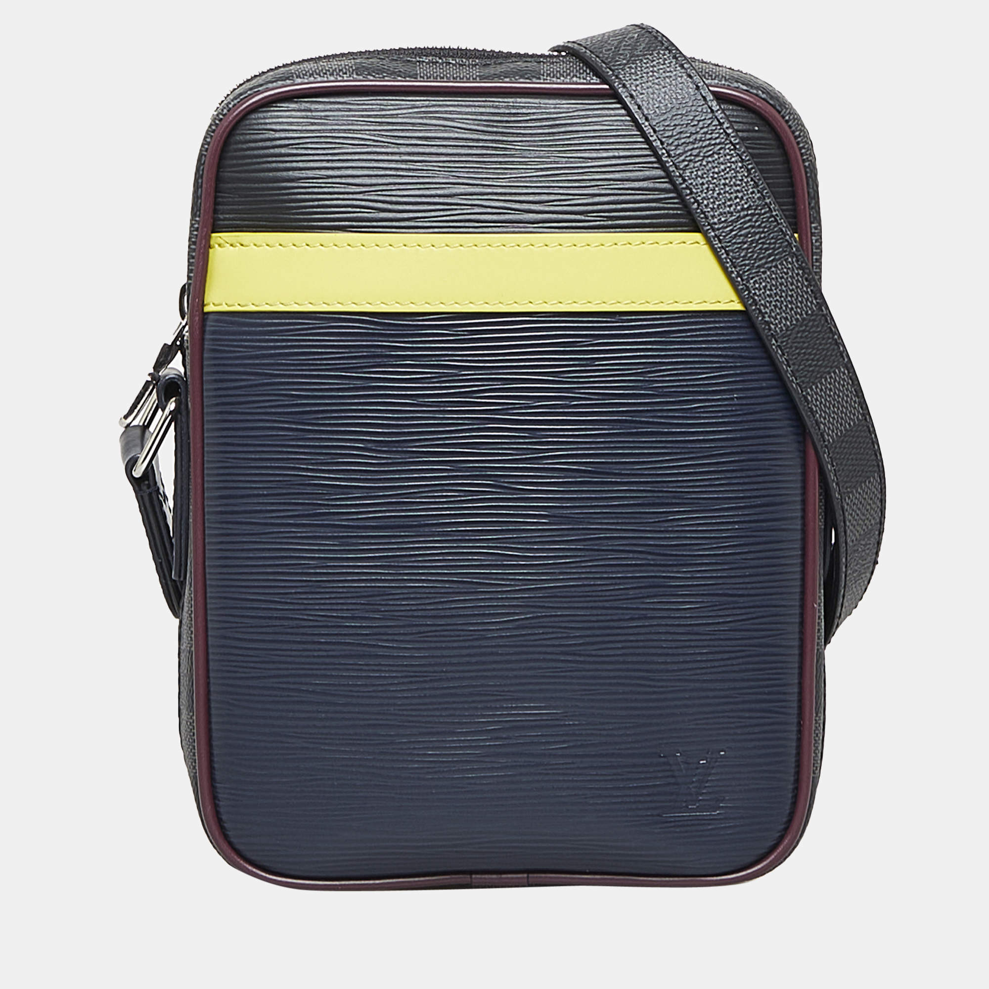 LOUIS VUITTON Epi Damier Graphite Danube Slim PM | FASHIONPHILE