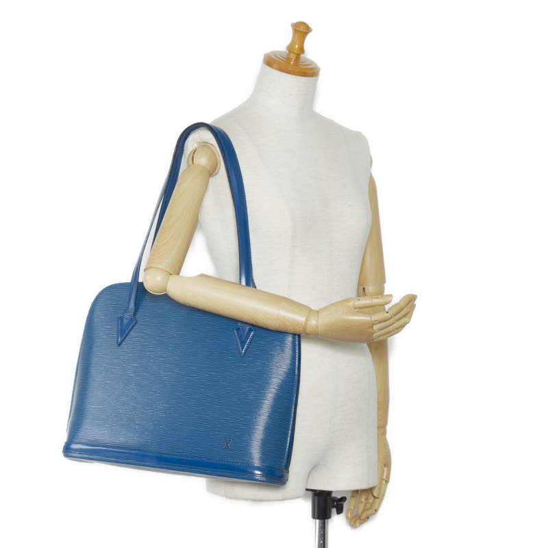 Louis Vuitton Blue Epi Lussac Tote Bag Louis Vuitton | The Luxury Closet