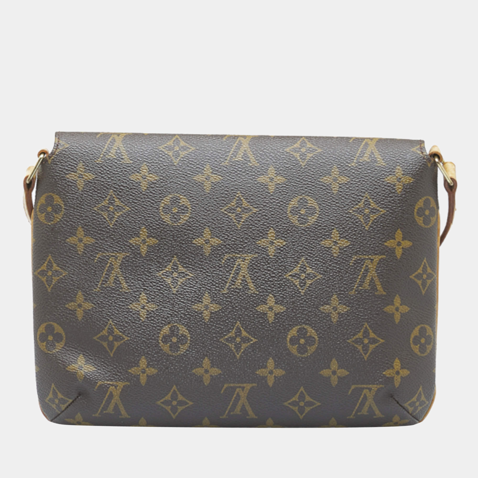 Louis Vuitton Flap Musette Tango Short Strap Monogram Brown in Canvas with  Gold-tone - US