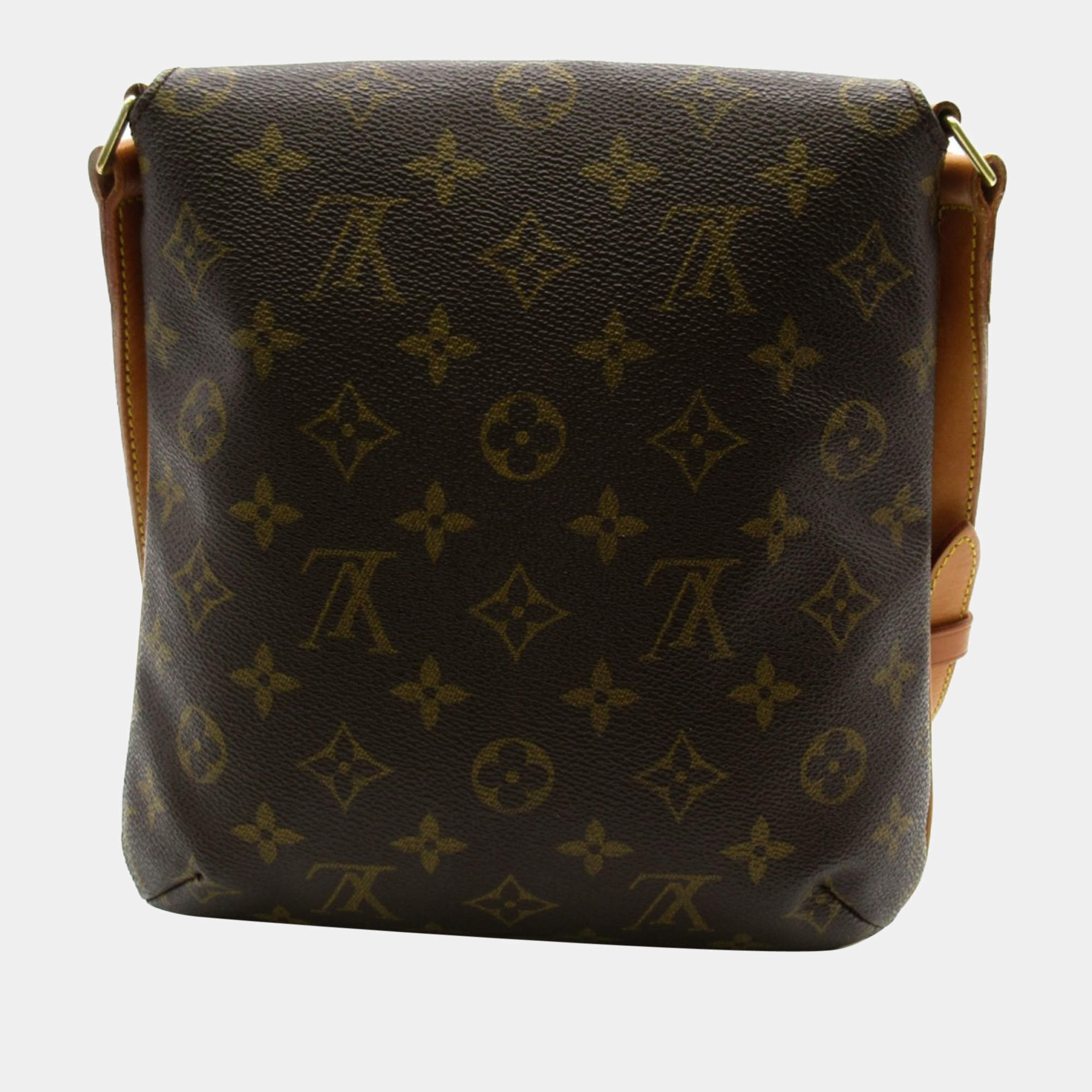 Louis Vuitton Brown Canvas Monogram Musette Salsa Short Strap Shoulder Bag  Louis Vuitton