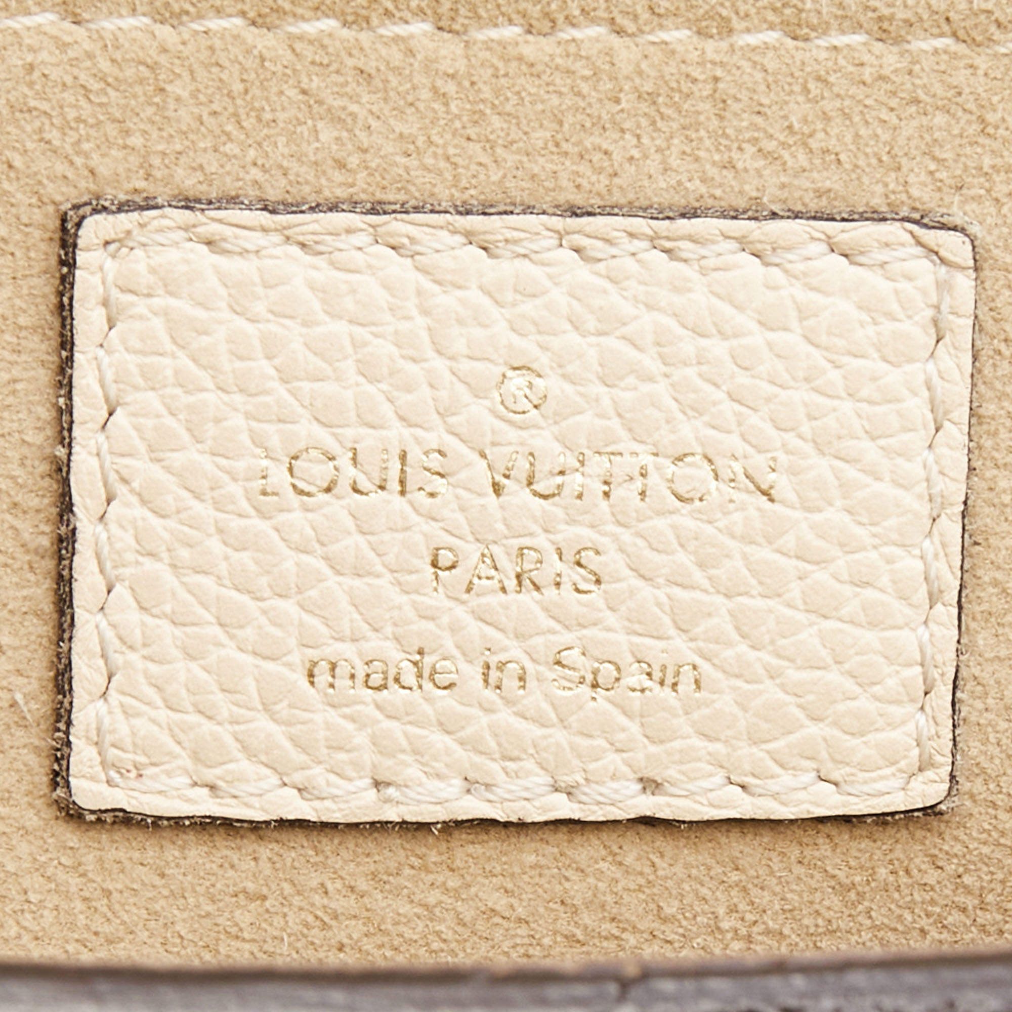 Louis Vuitton Creme Monogram Canvas Vaugirard Bag - Yoogi's Closet
