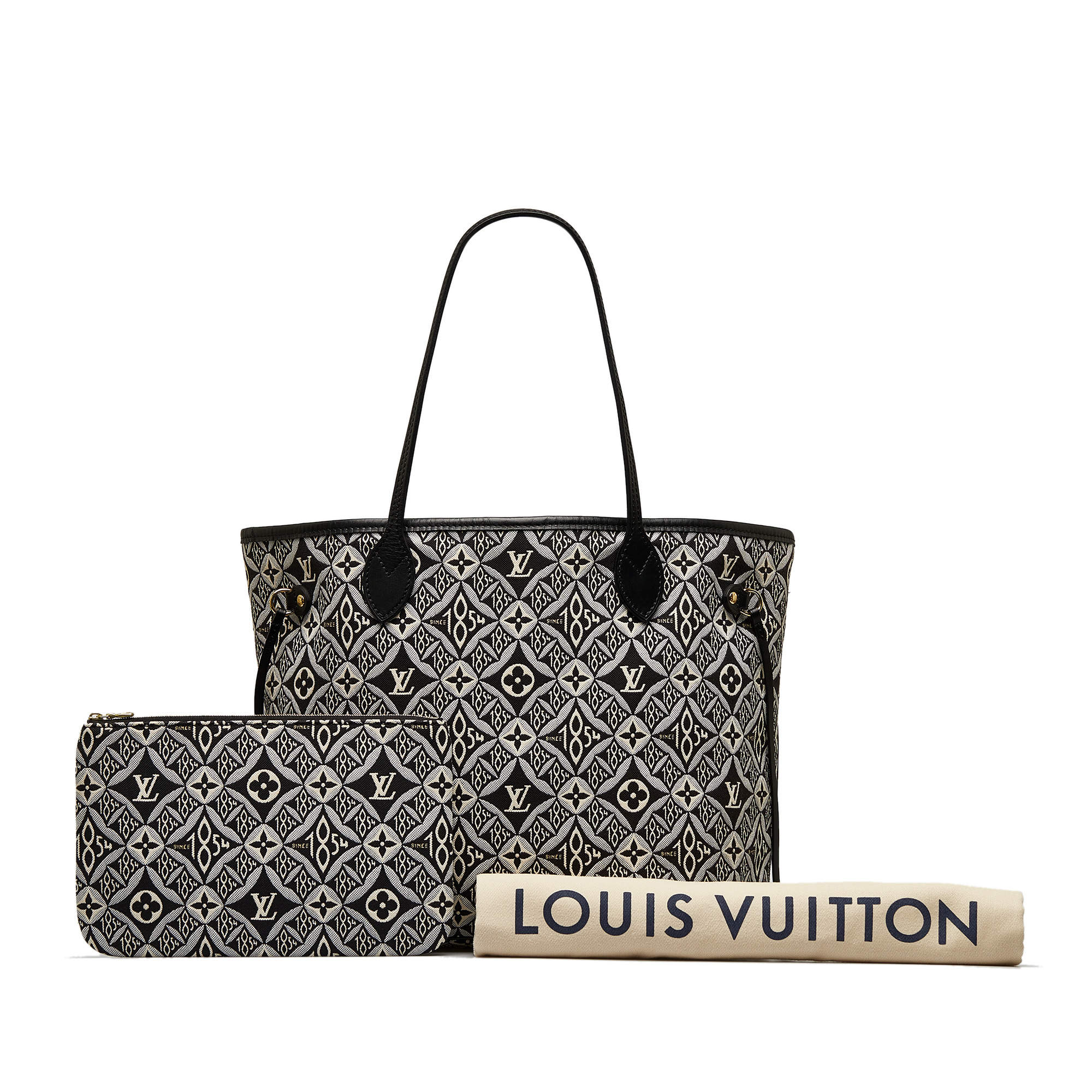 Louis Vuitton Black Since 1854 Neverfull MM Louis Vuitton