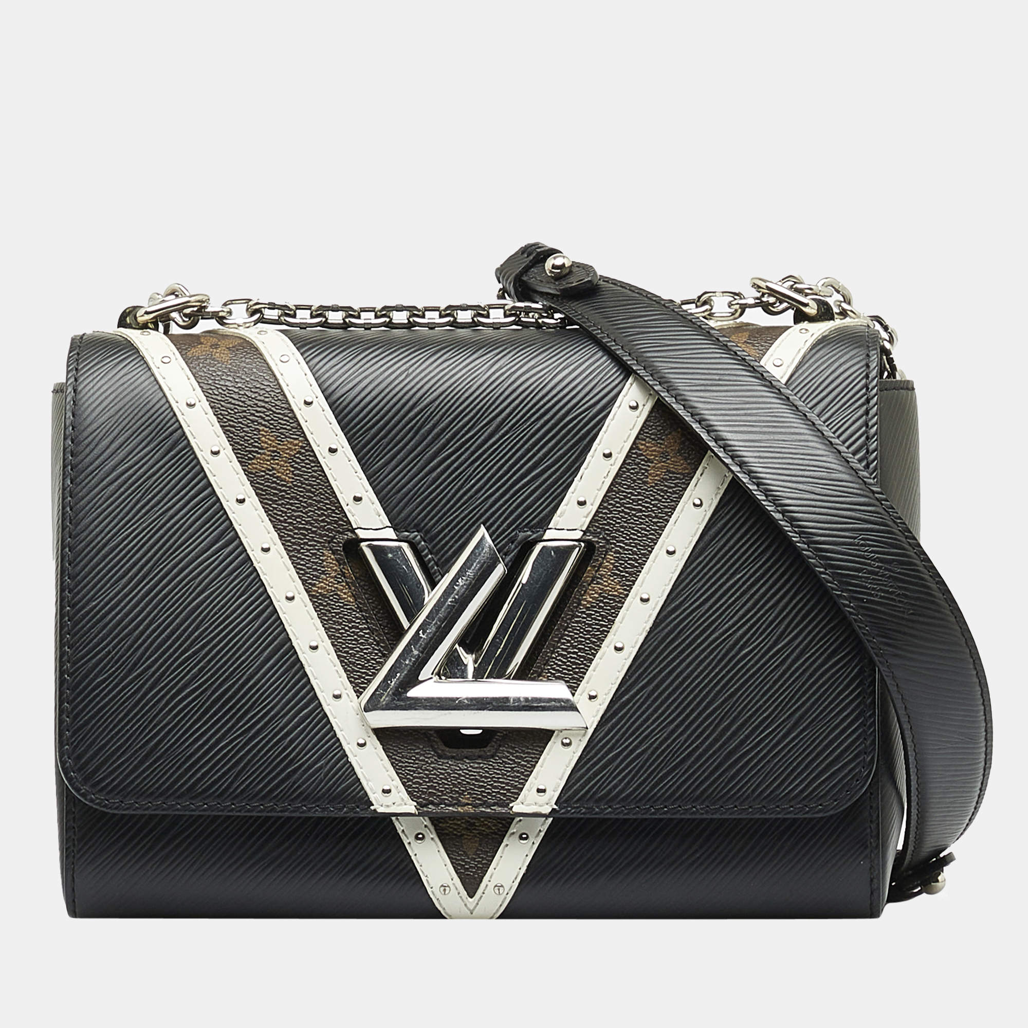 Louis Vuitton Electric EPI Twist Shoulder Bag mm Black