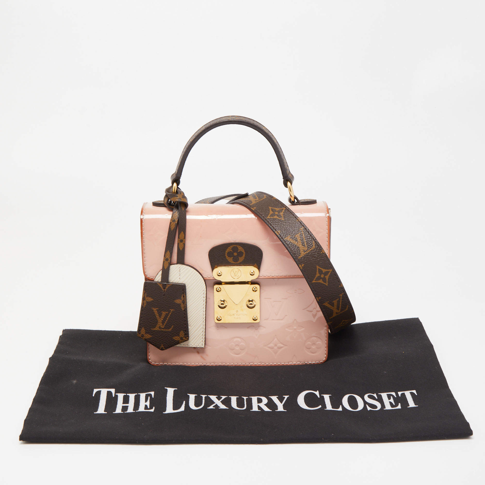 Louis Vuitton Monogram Vernis Spring Street - Pink Handle Bags