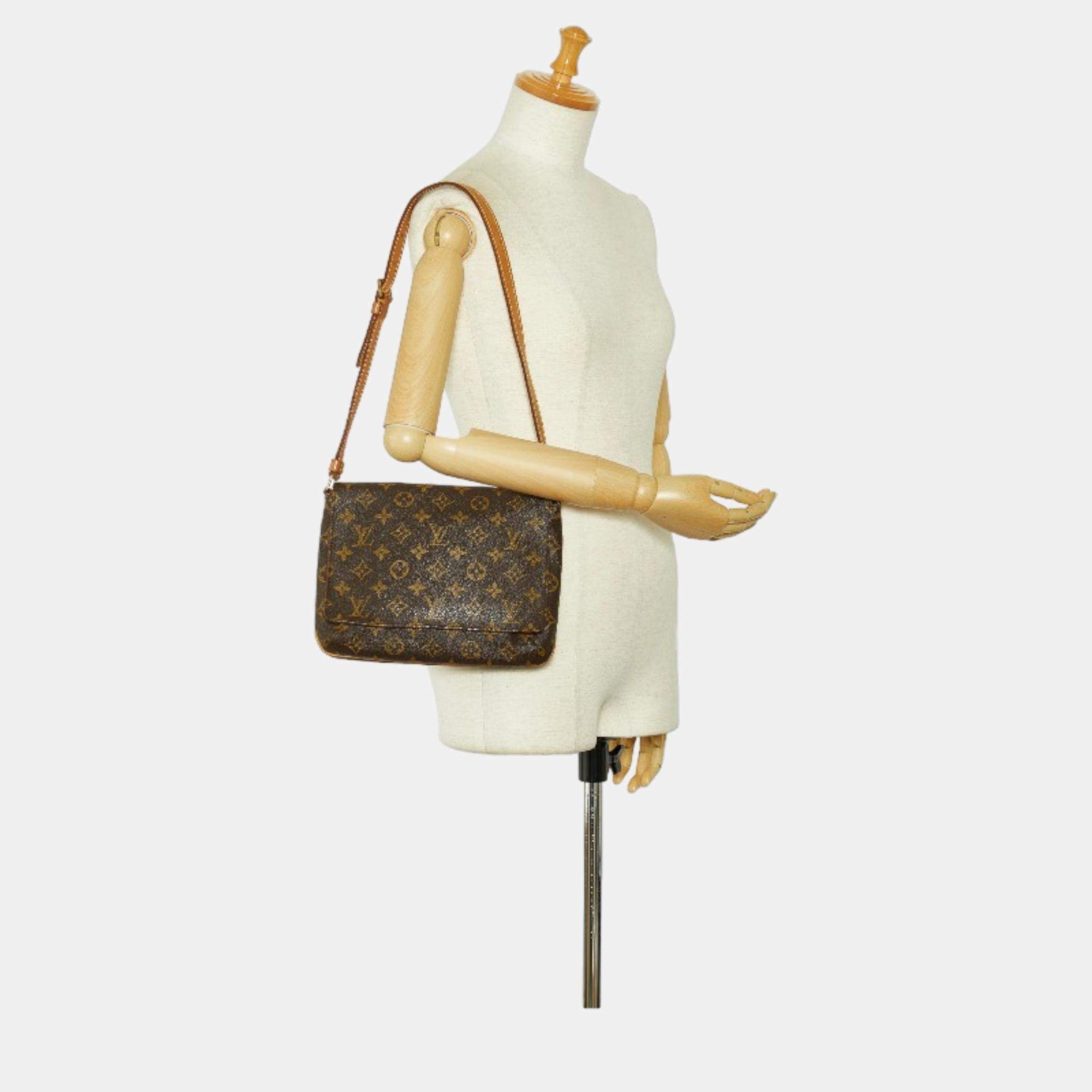 Louis Vuitton, Bags, Auth Louis Vuitton Monogram Musette Tango Short Strap  M5257