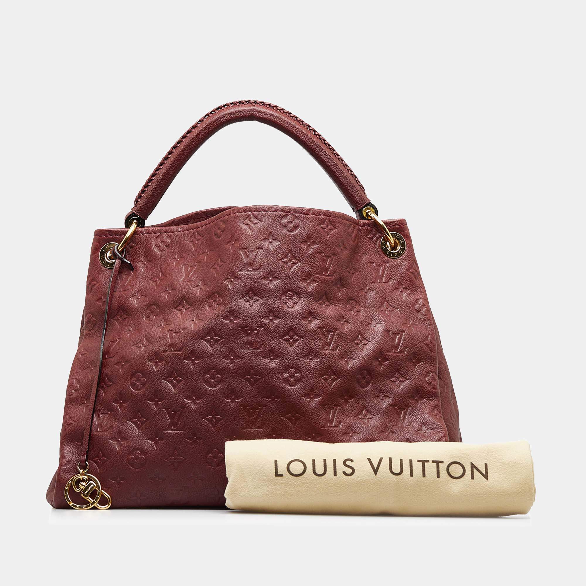 Louis Vuitton Red Monogram Vernis Petite Bucket with Pouch Louis