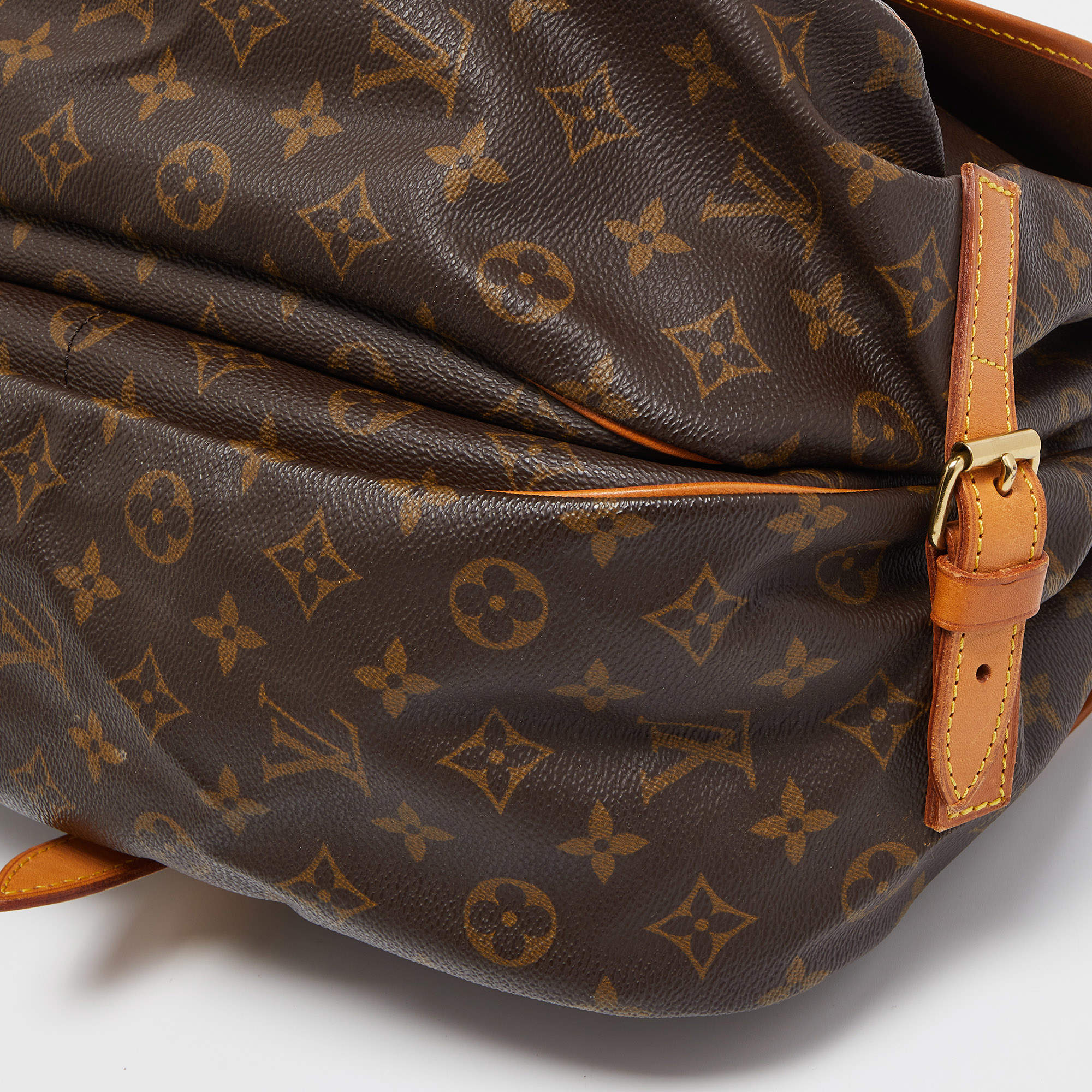 Louis Vuitton Monogram Coated Canvas Sac Marin Crossbody Bag on