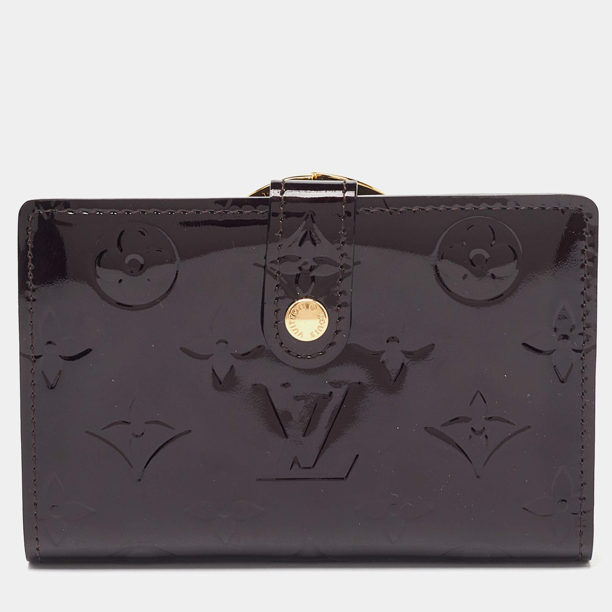Louis Vuitton Amarante Monogram Vernis French Purse